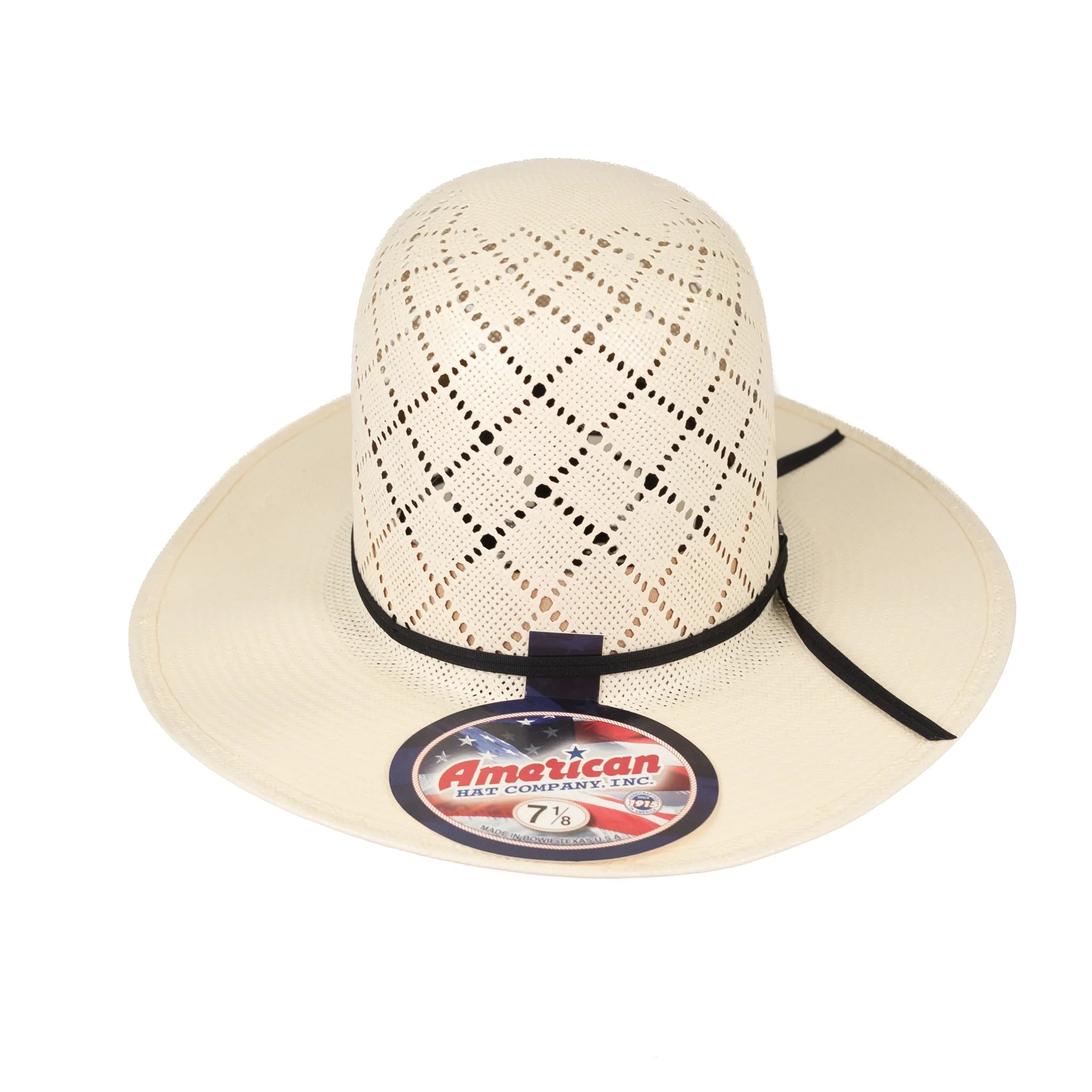 American Hat Company 5040 3.5" Straw Hat - Long Oval