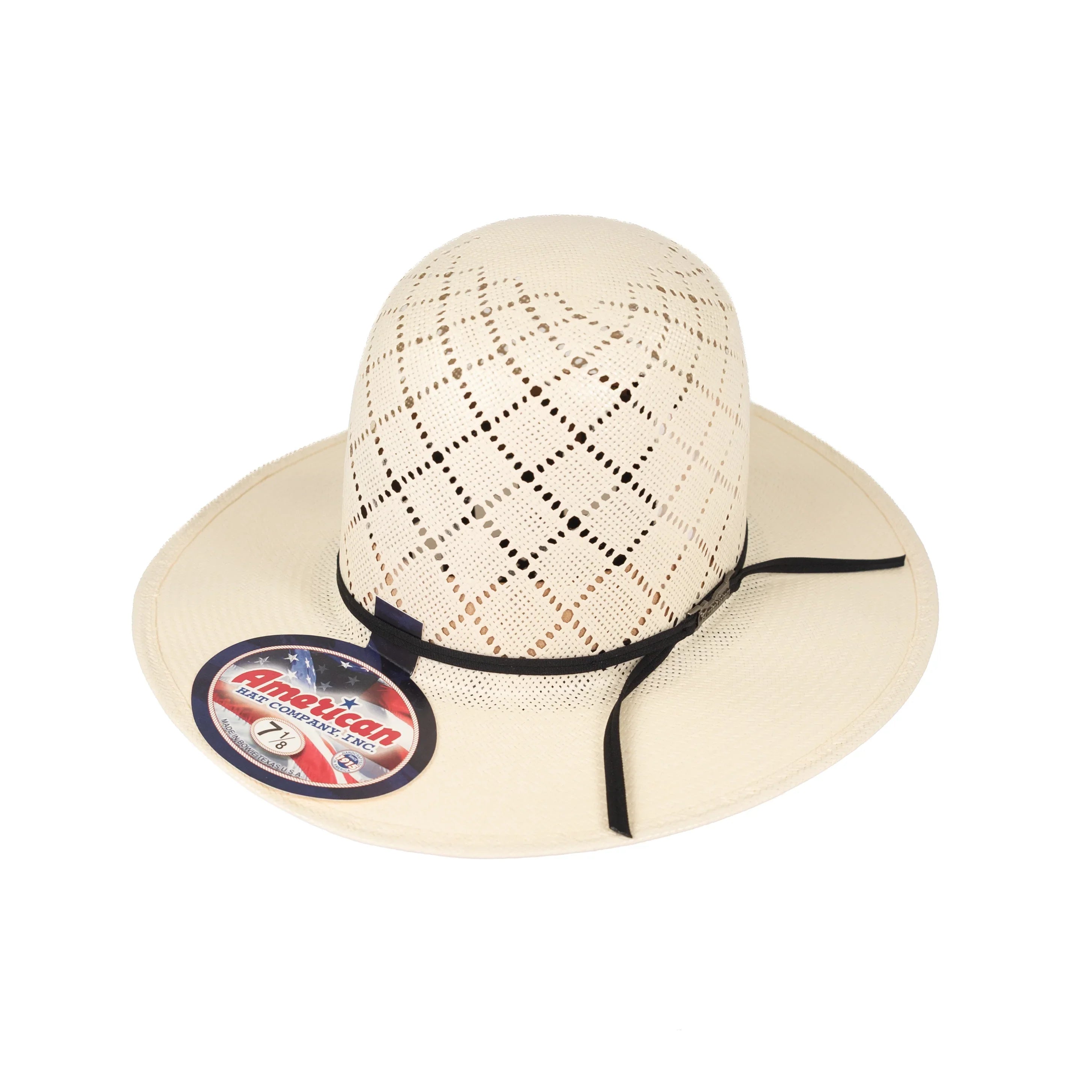 American Hat Company 5040 3.5" Straw Hat - Long Oval