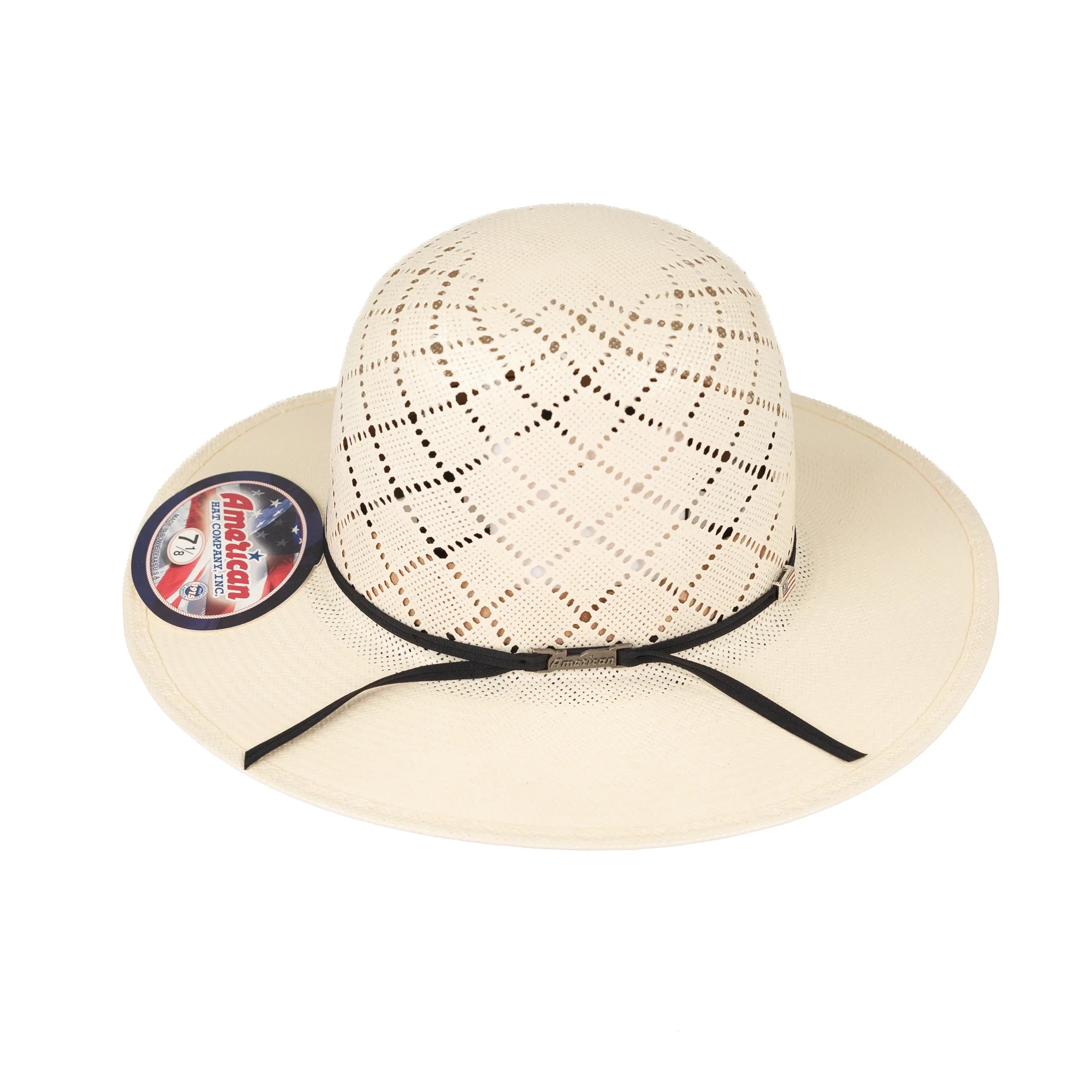 American Hat Company 5040 3.5" Straw Hat - Long Oval