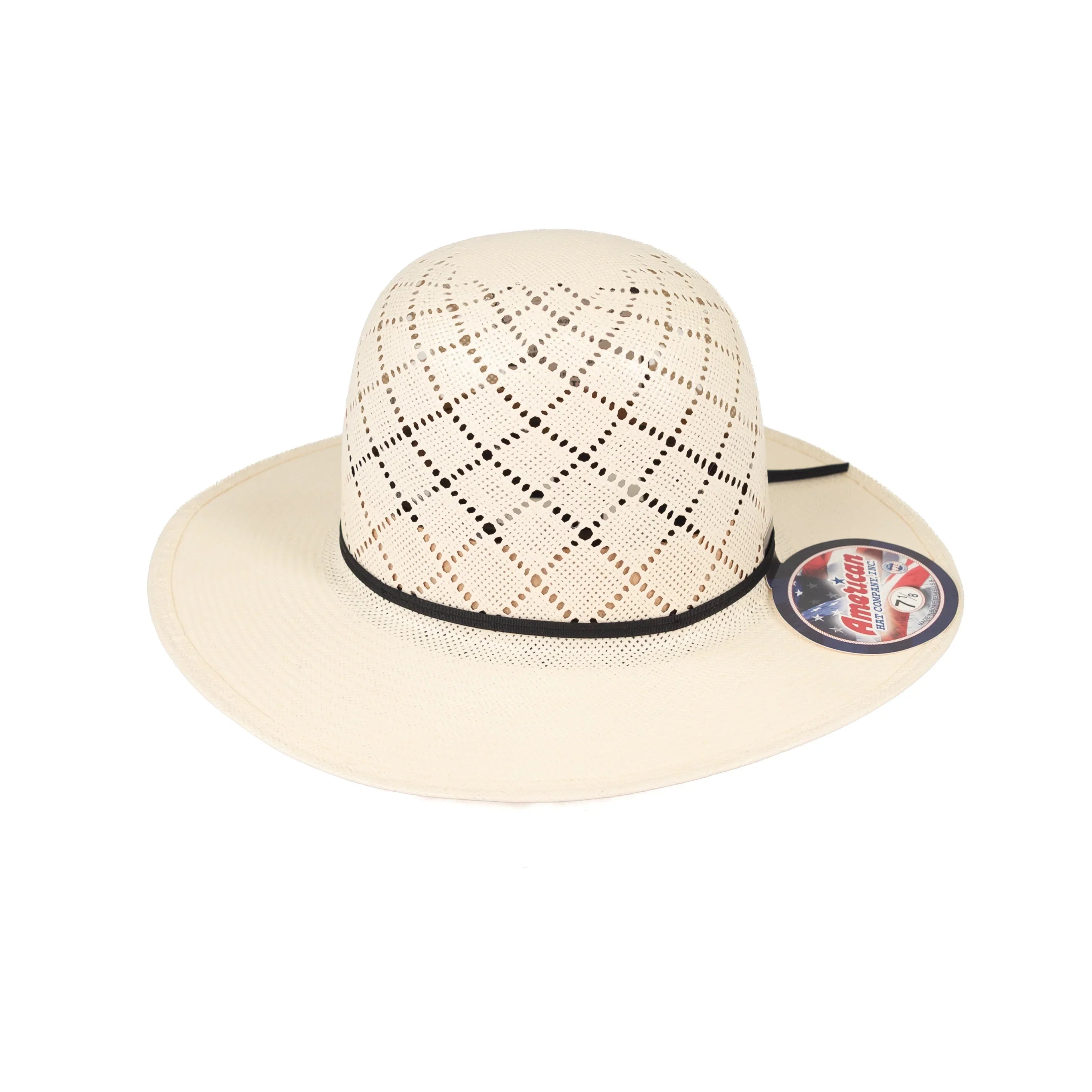 American Hat Company 5040 3.5" Straw Hat - Long Oval