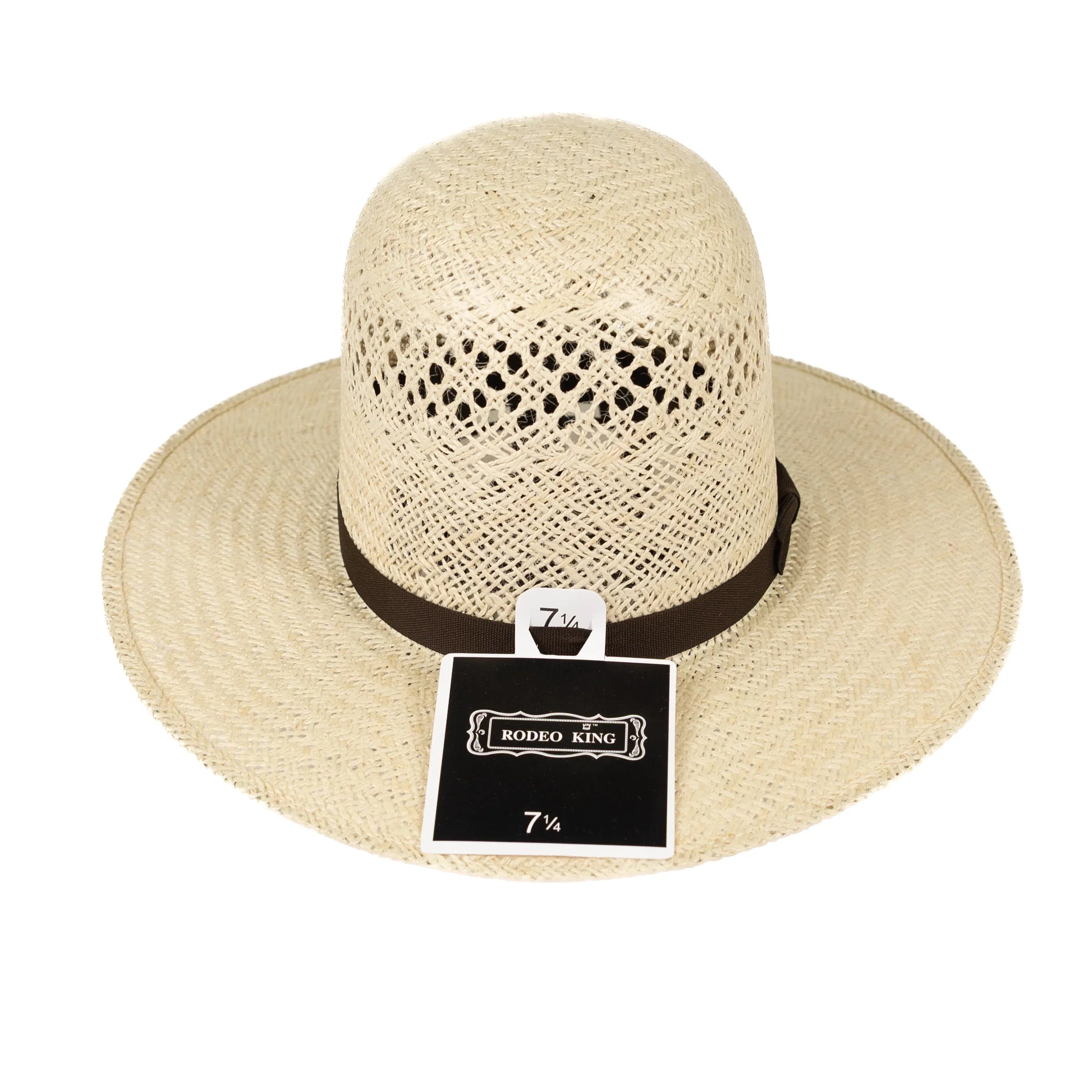 Rodeo King Jute 3.5" Straw Hat - Long Oval