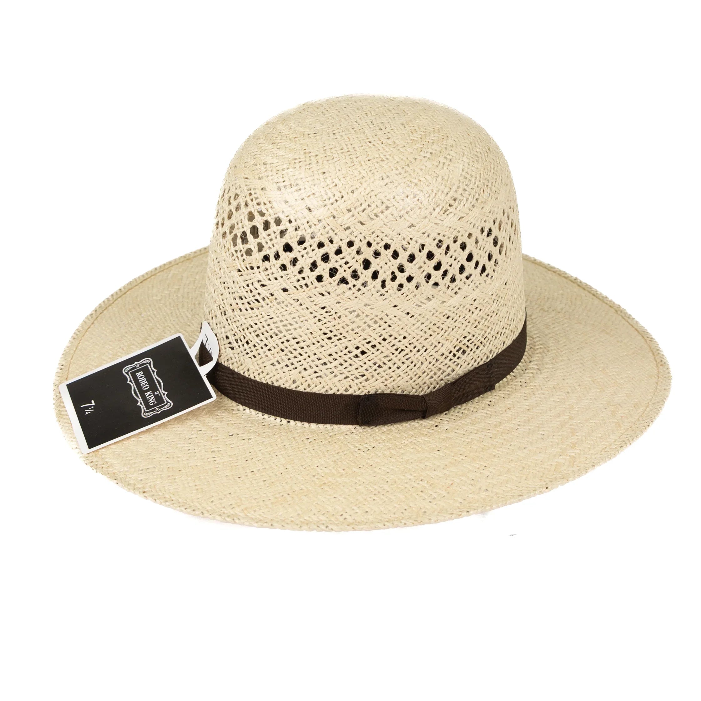 Rodeo King Jute 3.5" Straw Hat - Long Oval