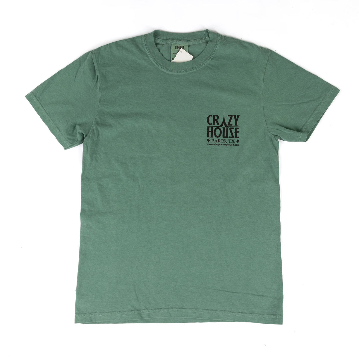 Crazy House Short Sleeve Green Duck Harvest T-shirt