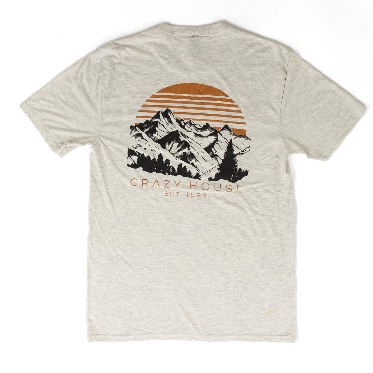 Crazy House Short Sleeve Oat Mountain Sunfade T-shirt