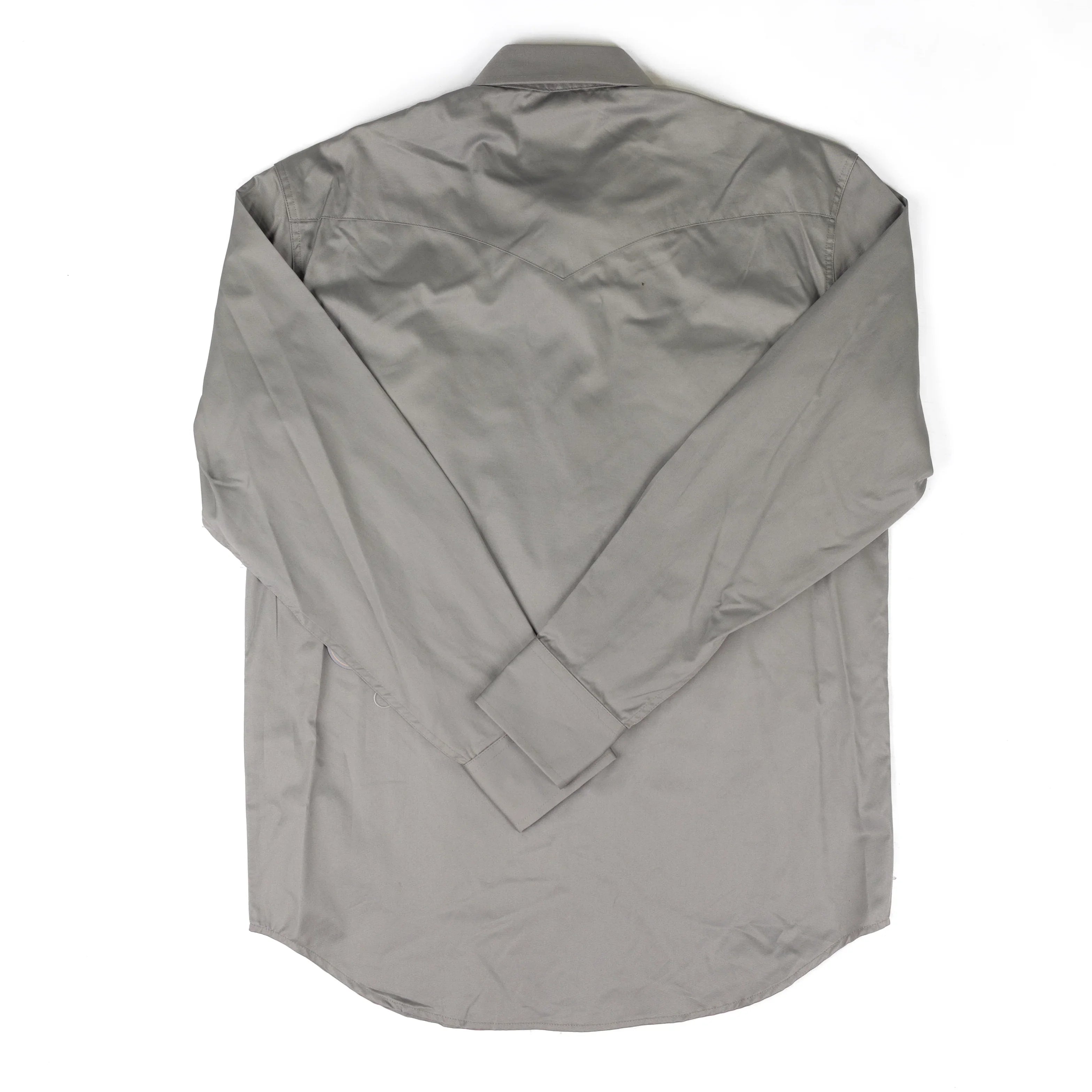 Circle S Men's Long Sleeve Gray Snap Dress Shirt CSS2000-49