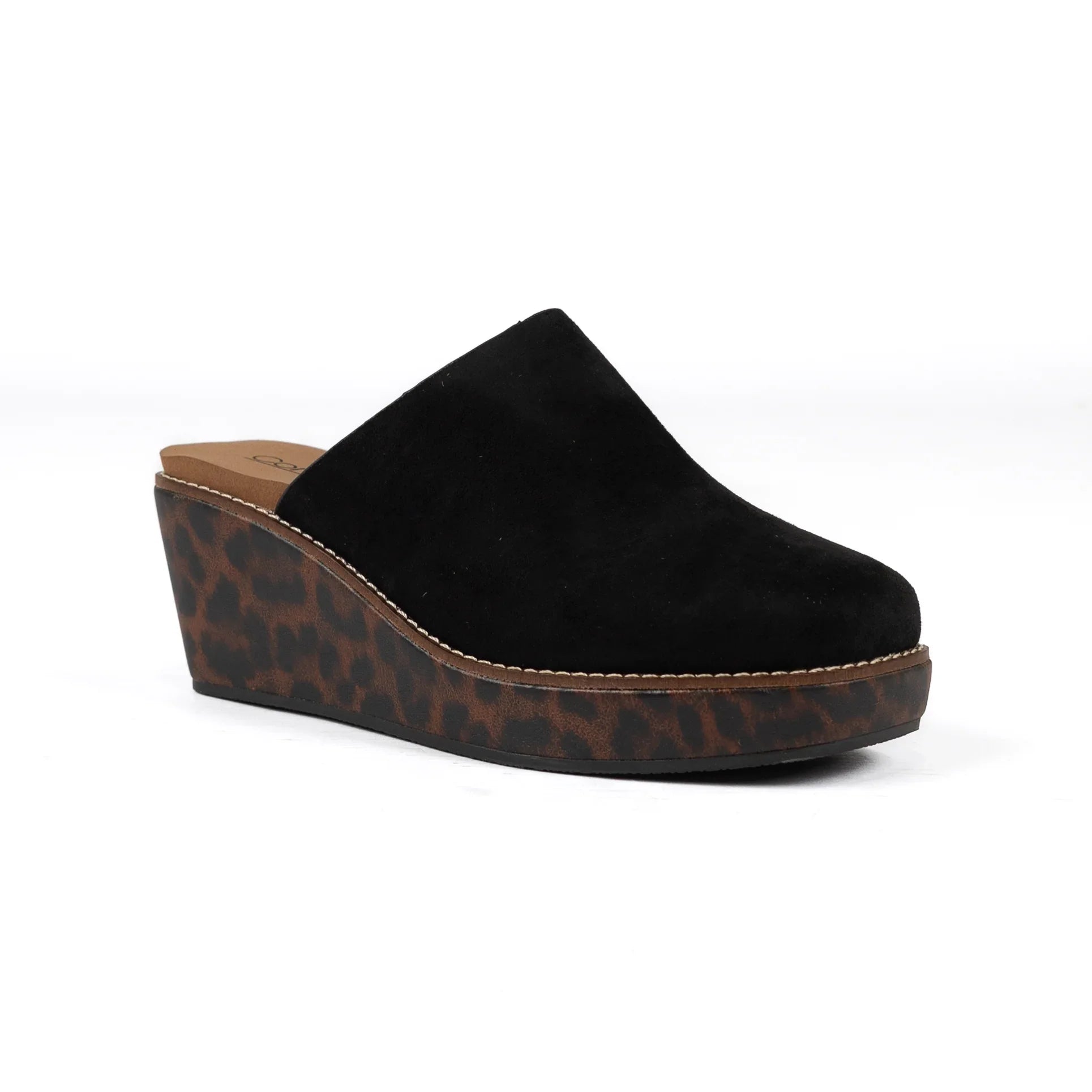 Corky's Women Black Maybe Later Wedge Sandals