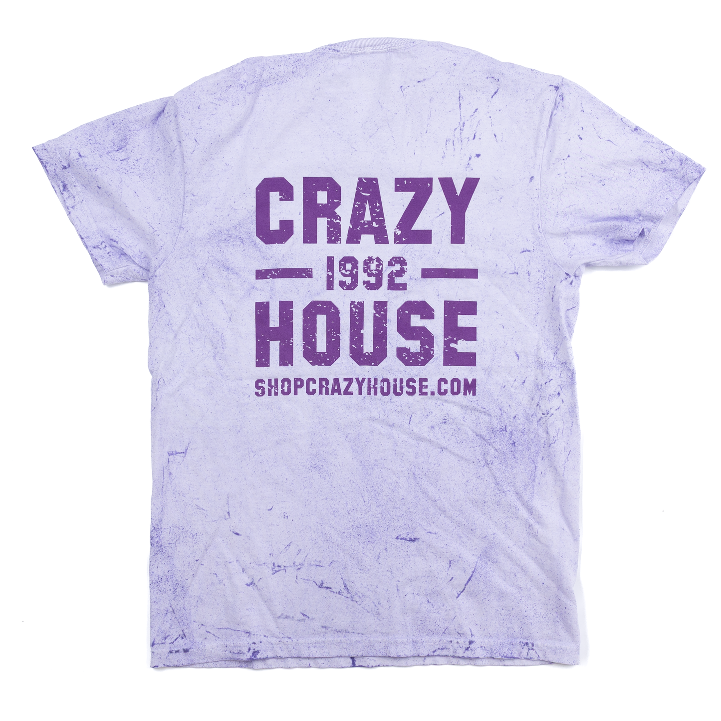 Crazy House Purple Tye Dye T-shirt