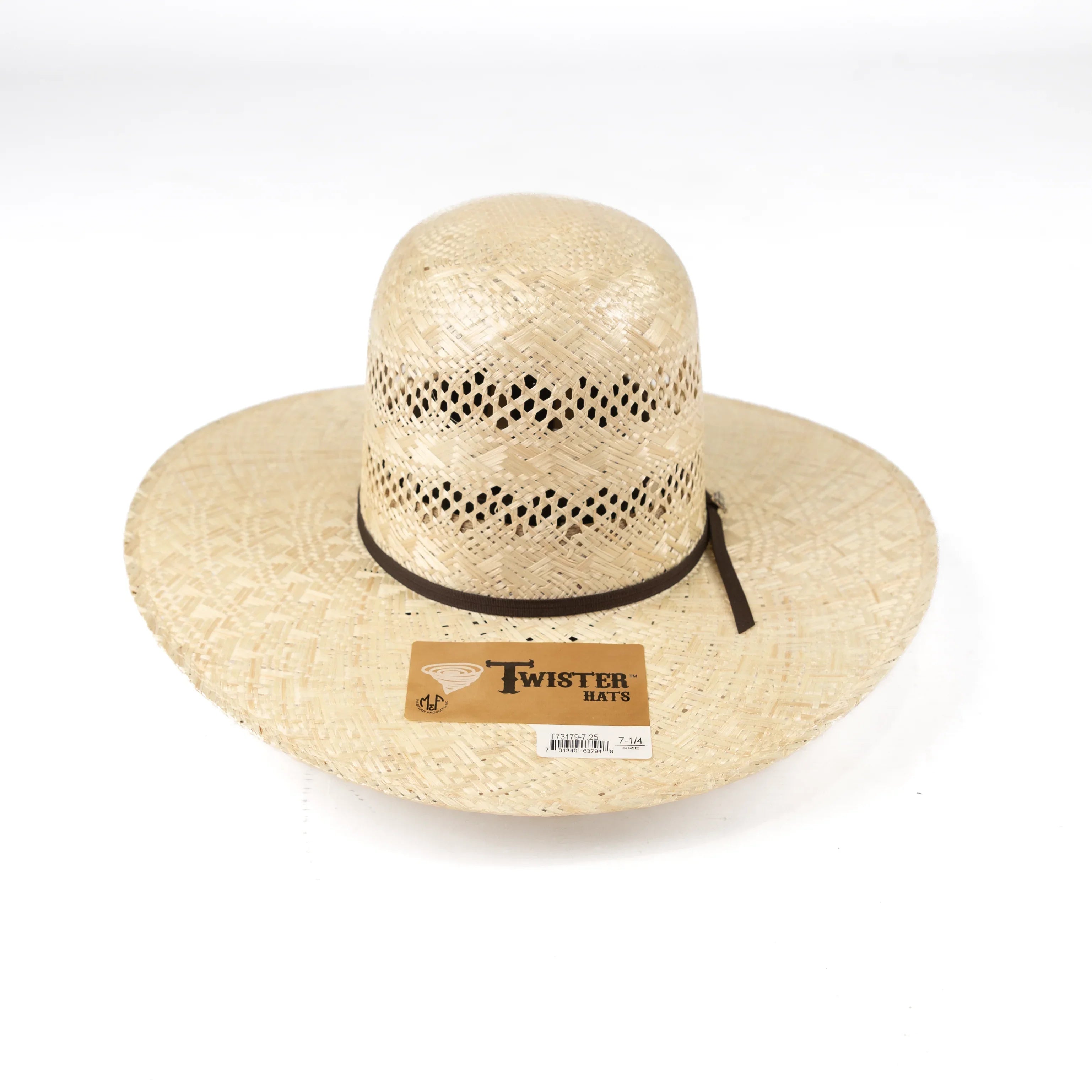 Twister "Arthur City" 4.25" Sisal Straw Hat T73179 - Long Oval