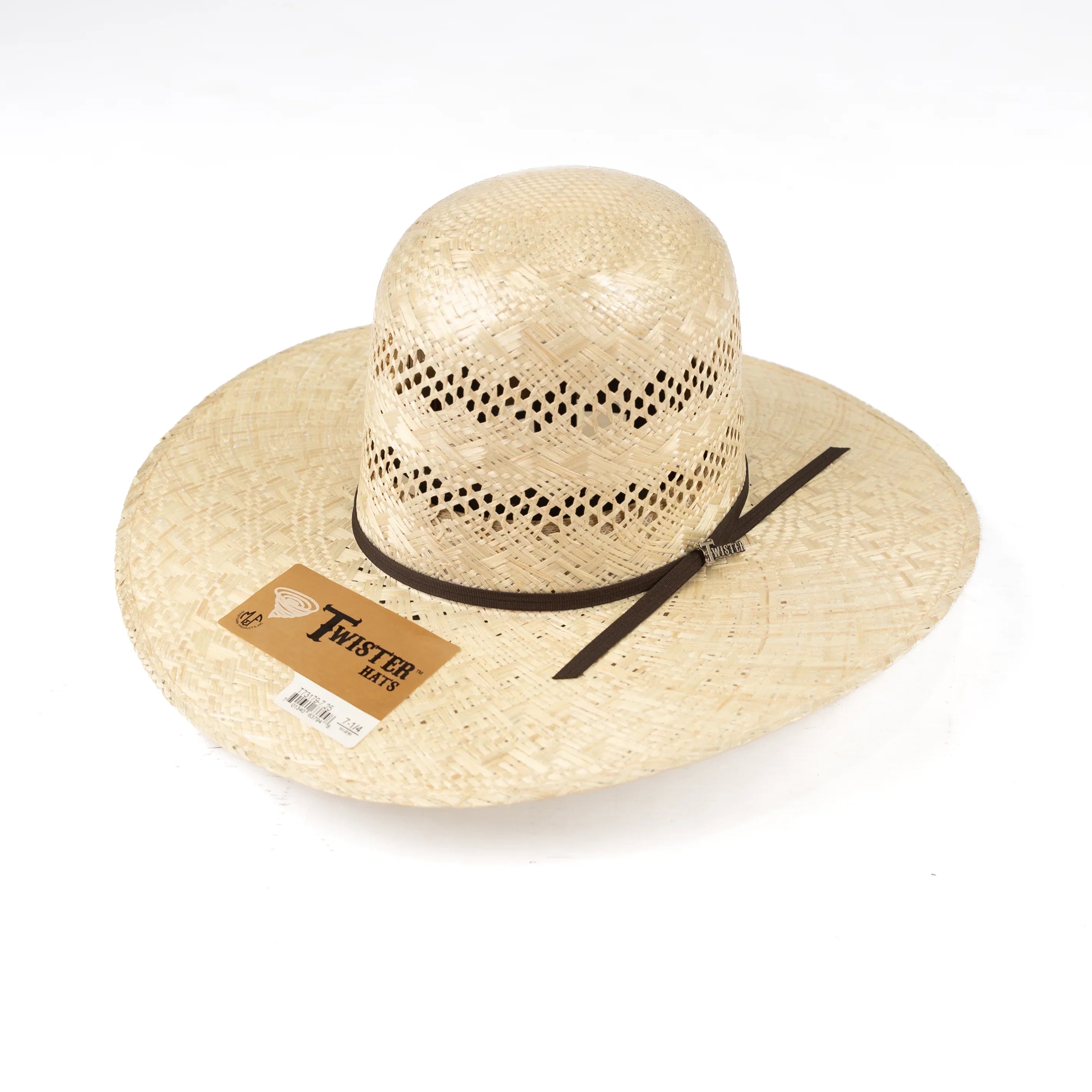 Twister "Arthur City" 4.25" Sisal Straw Hat T73179 - Long Oval