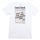 Women's Rodeo Hippie White Short Sleeve "Guest Check" T-shirt