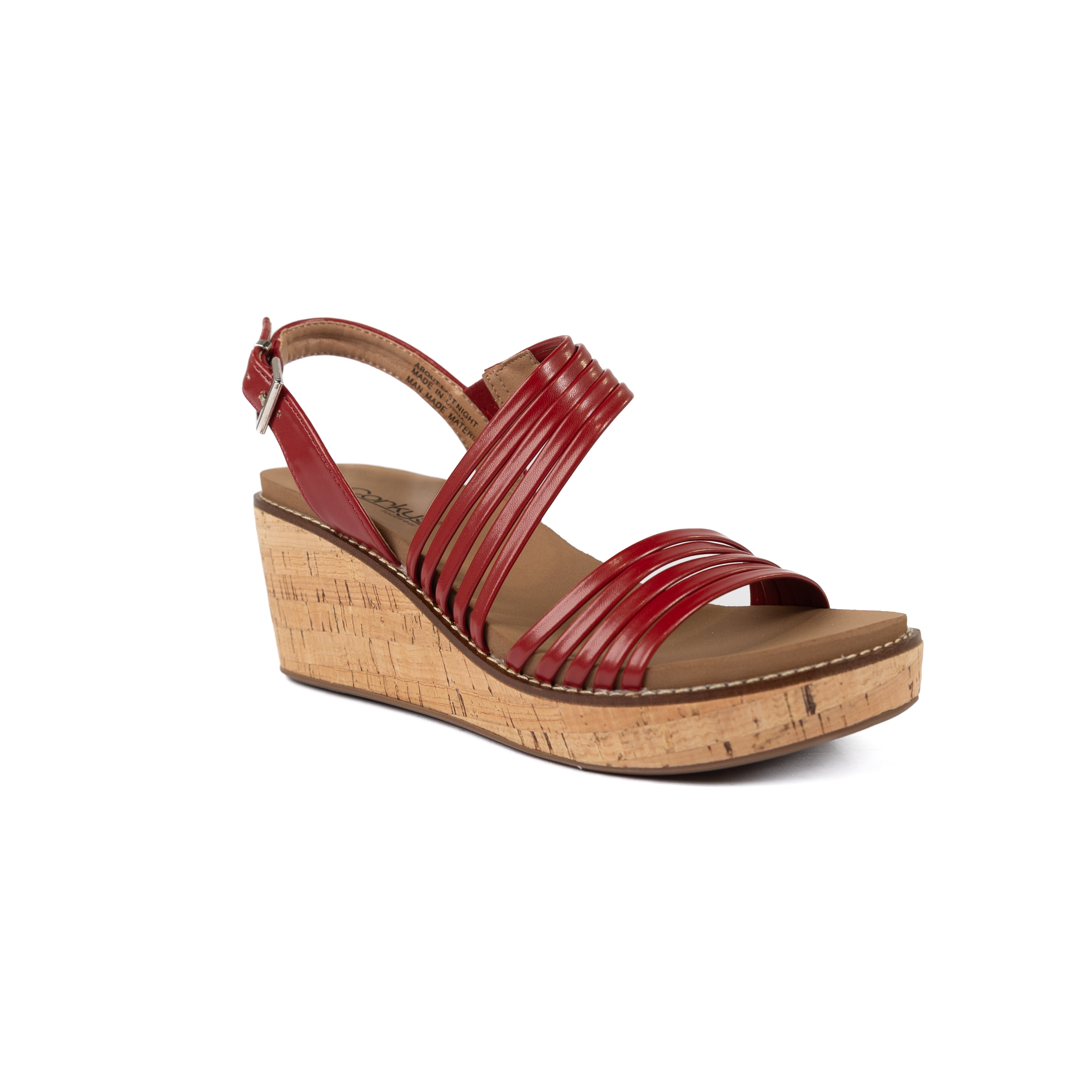 Women's Corkys Red About Last Night Wedge Sandals 41-0653-REDD
