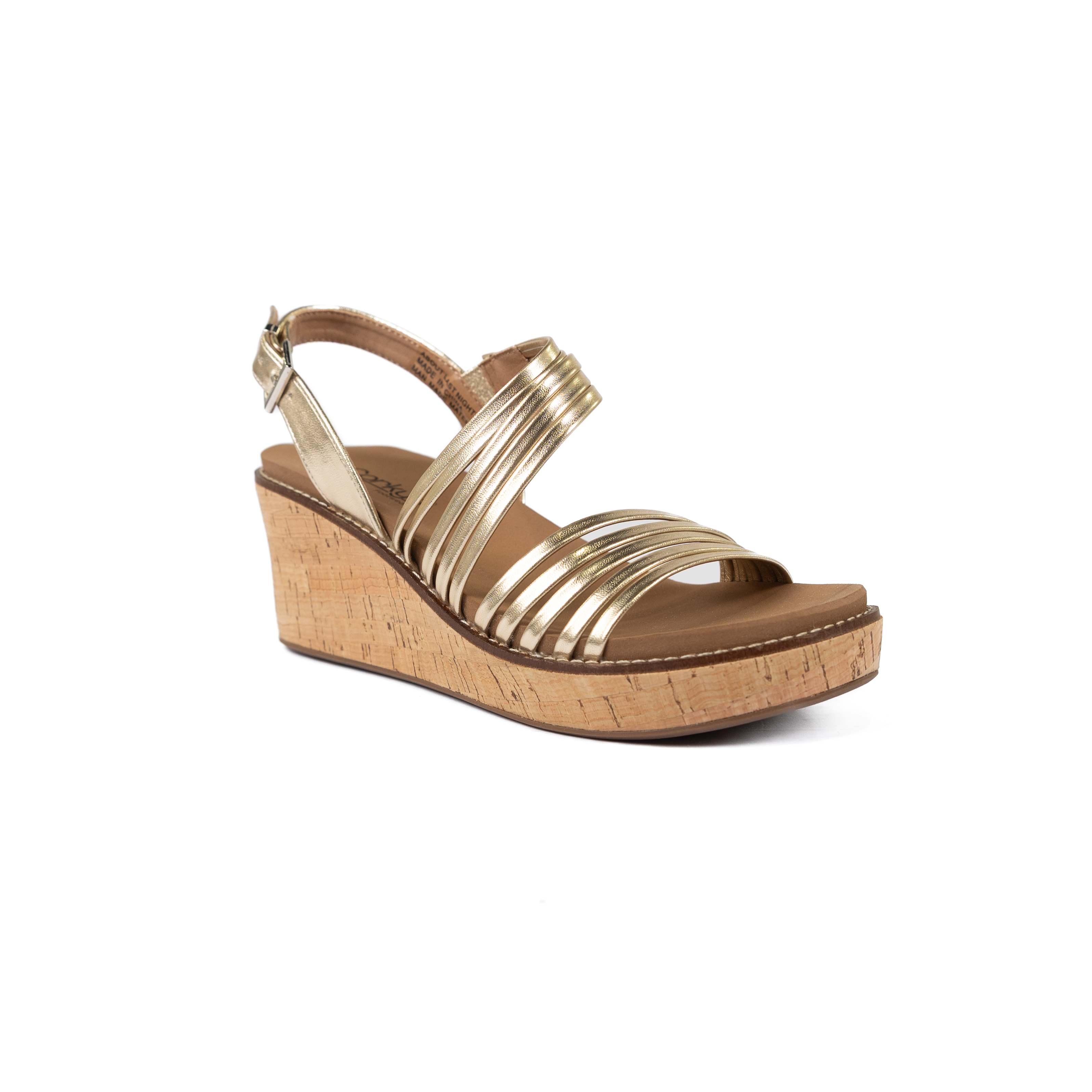 Women's Corkys Gold About Last Night Wedge Sandals 41-0653-GOLD
