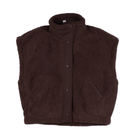 Women's Raemode Brown Oversized Sherpa Vest