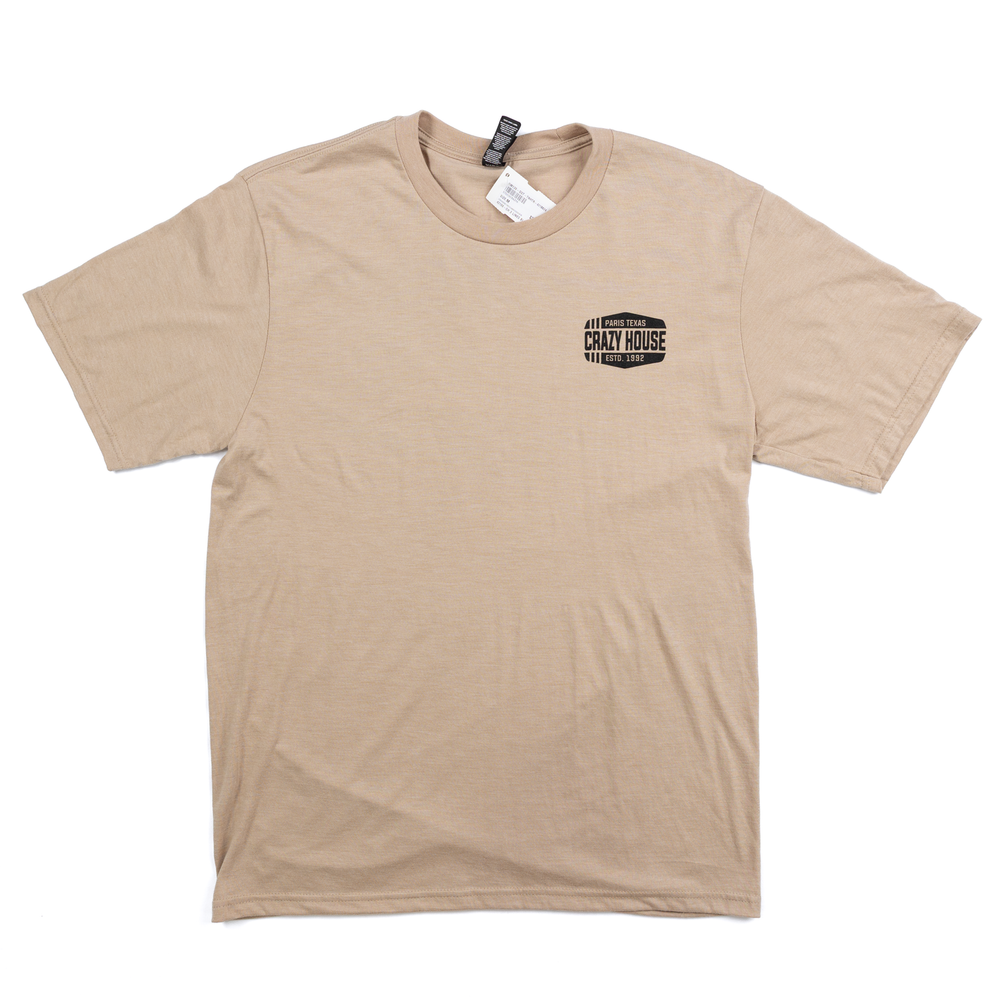 Crazy House Tan 3 Lines T-shirt