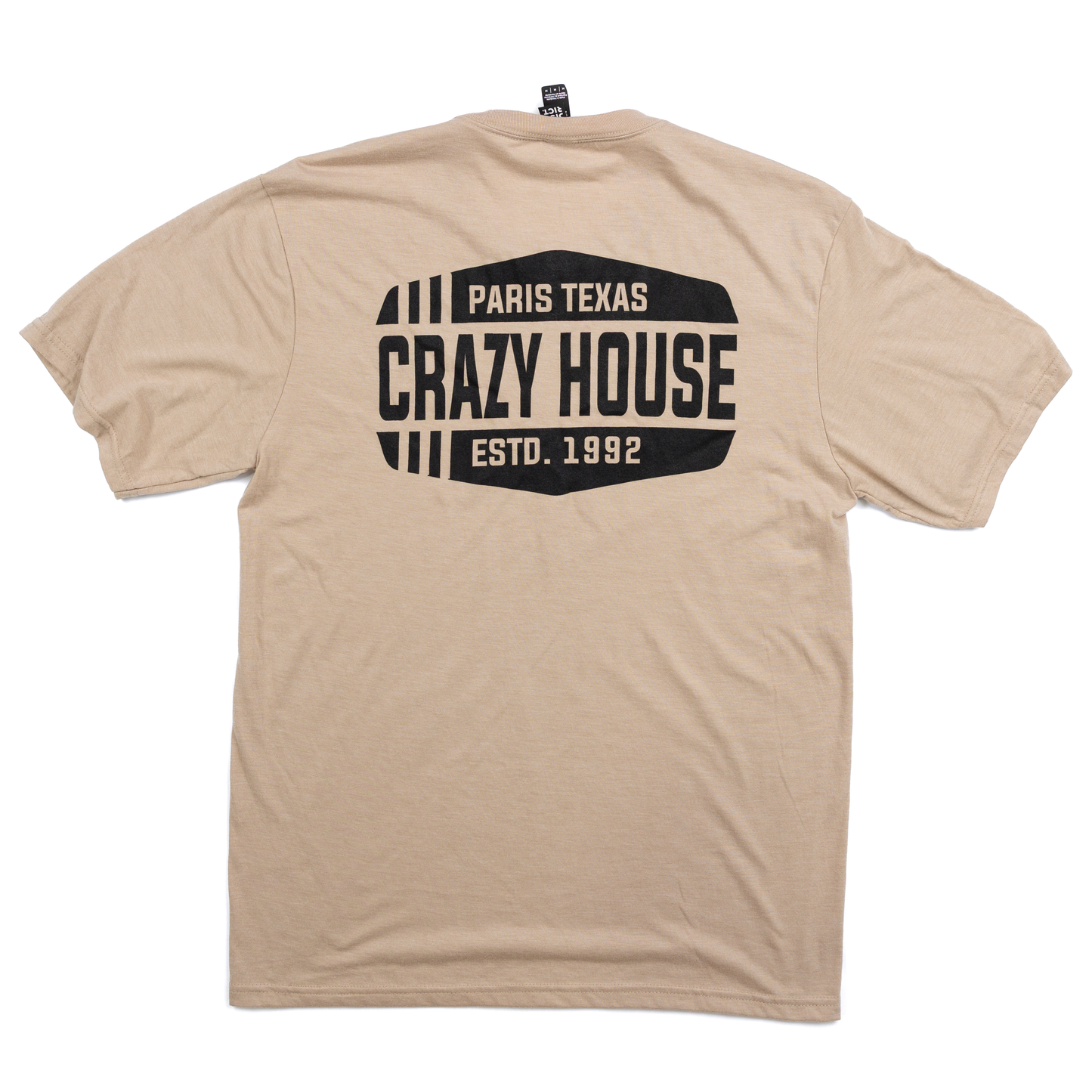 Crazy House Tan 3 Lines T-shirt