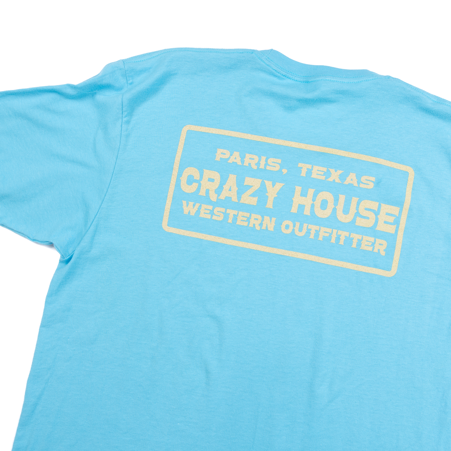 Crazy House Blue Billboard T-shirt
