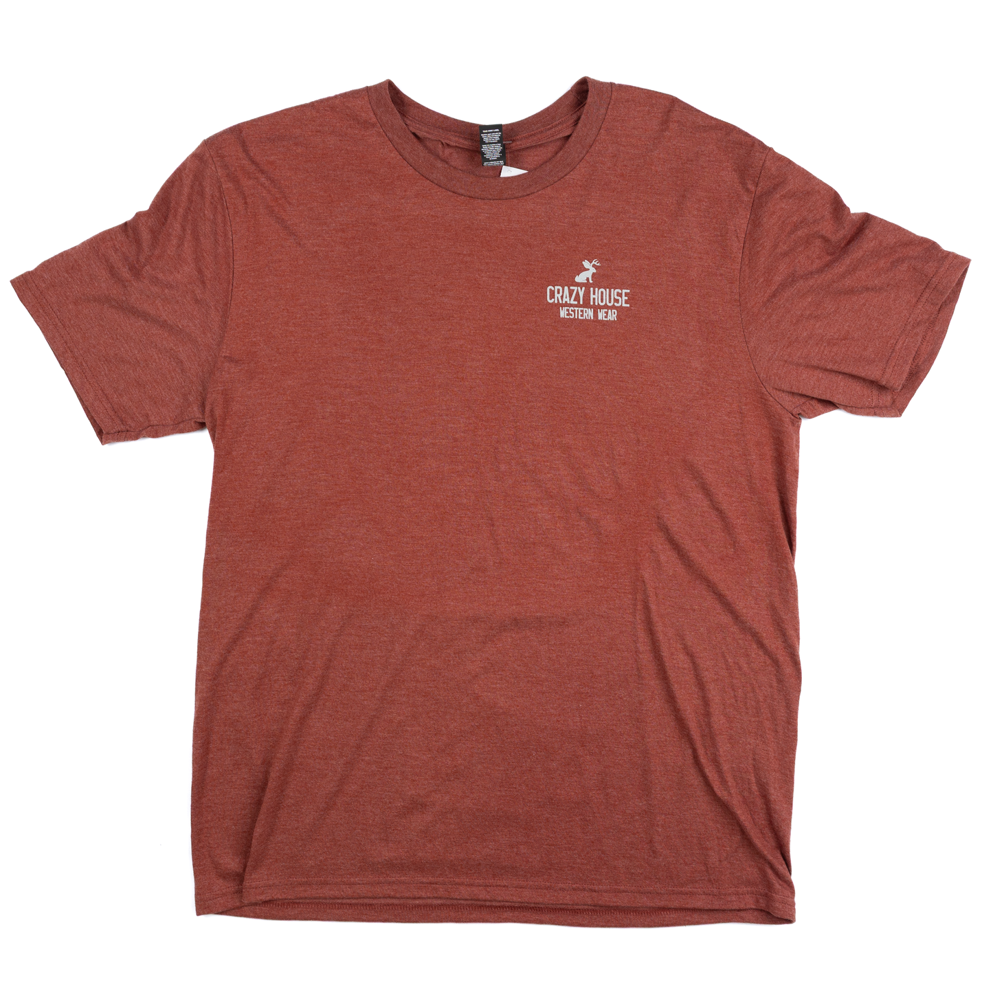 Crazy House Rust License Plate T-shirt