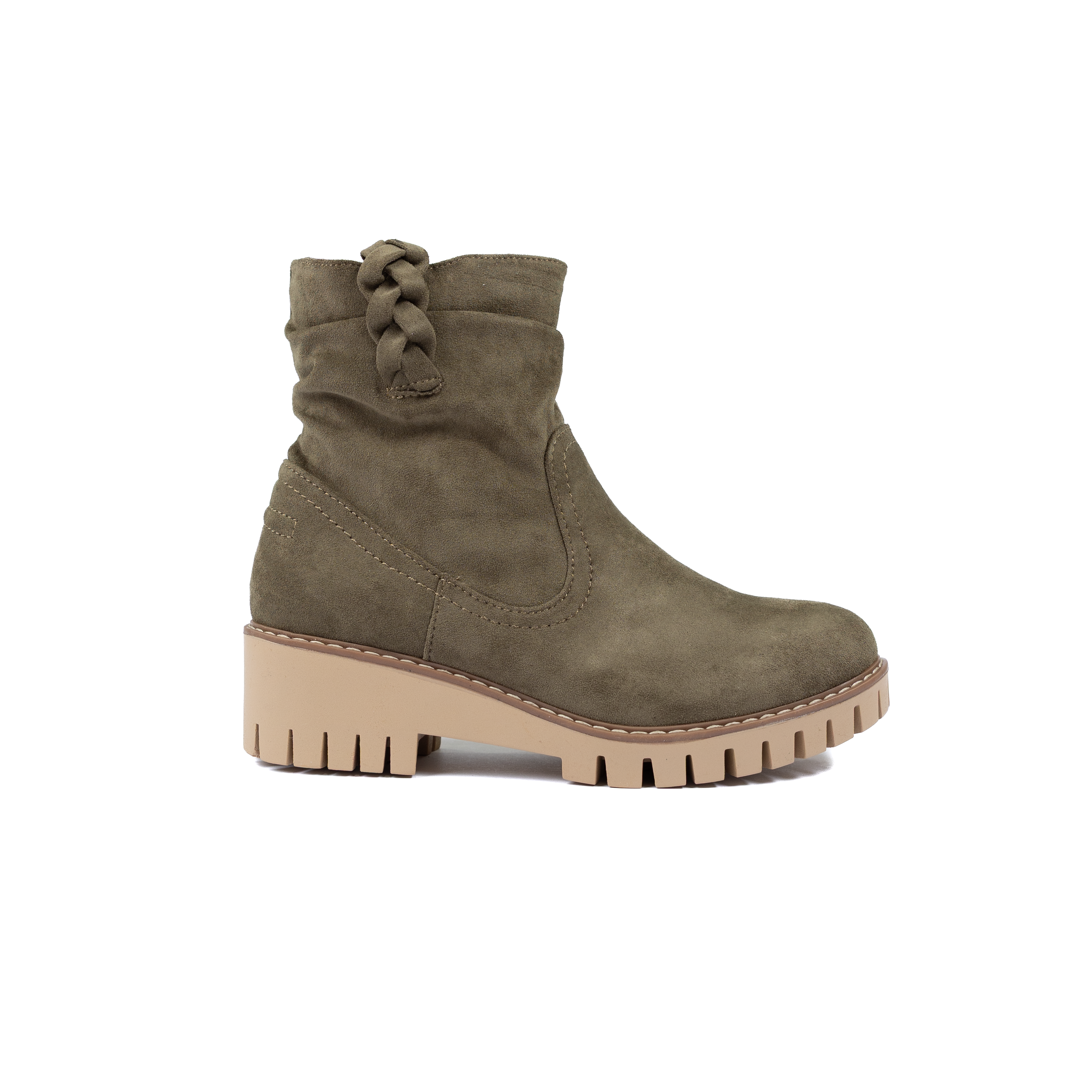 Women's Very G Demi Khaki Ankle Boots