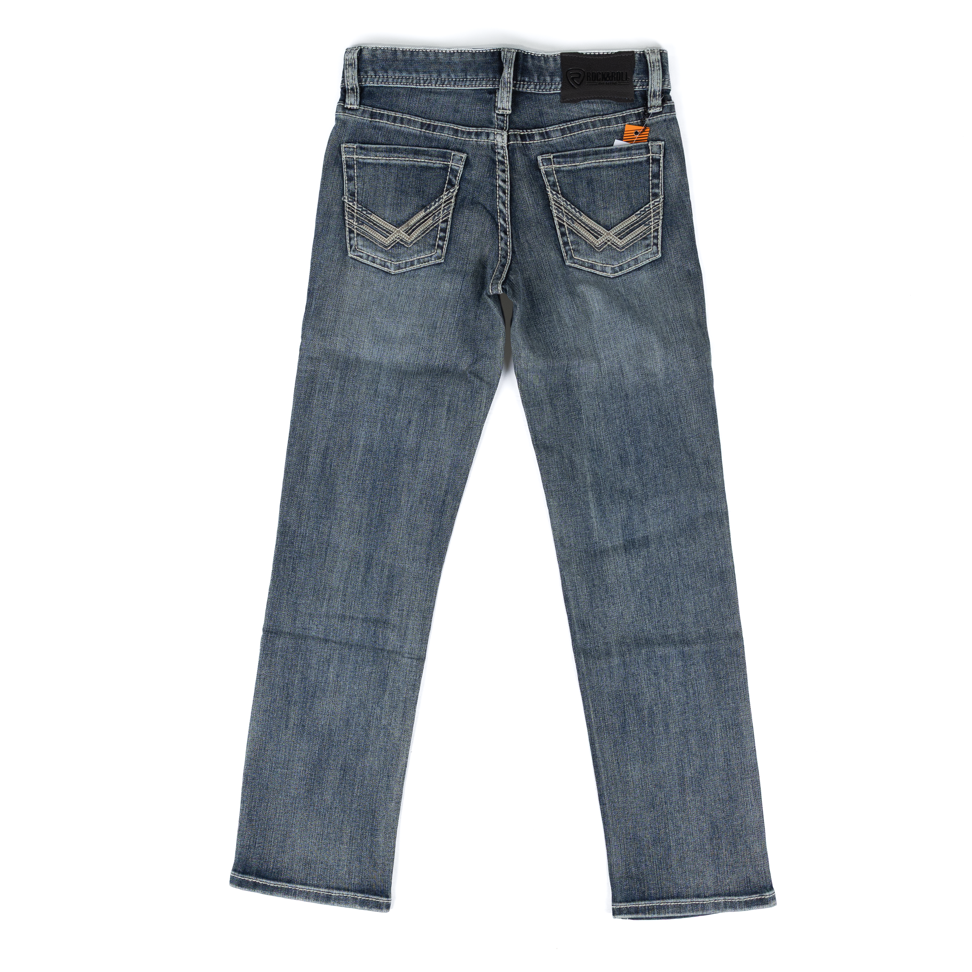 Boy's Rock and Roll Denim ReFlex Revolver Straight Jeans BB1RD08621