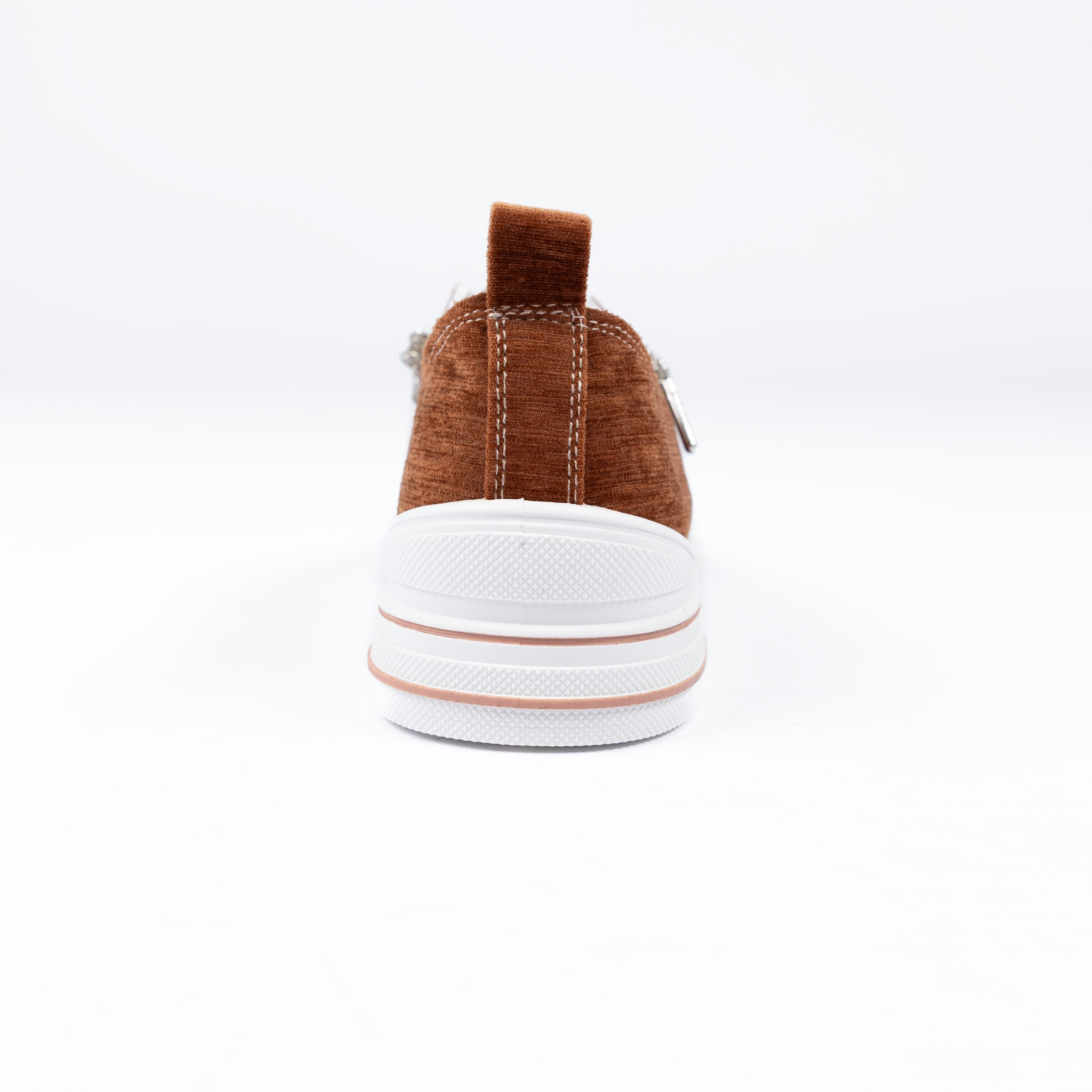 Women's Very G Tan Aman Velvet Casual Sneakers