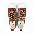 Women's Very G Tan Aman Velvet Casual Sneakers