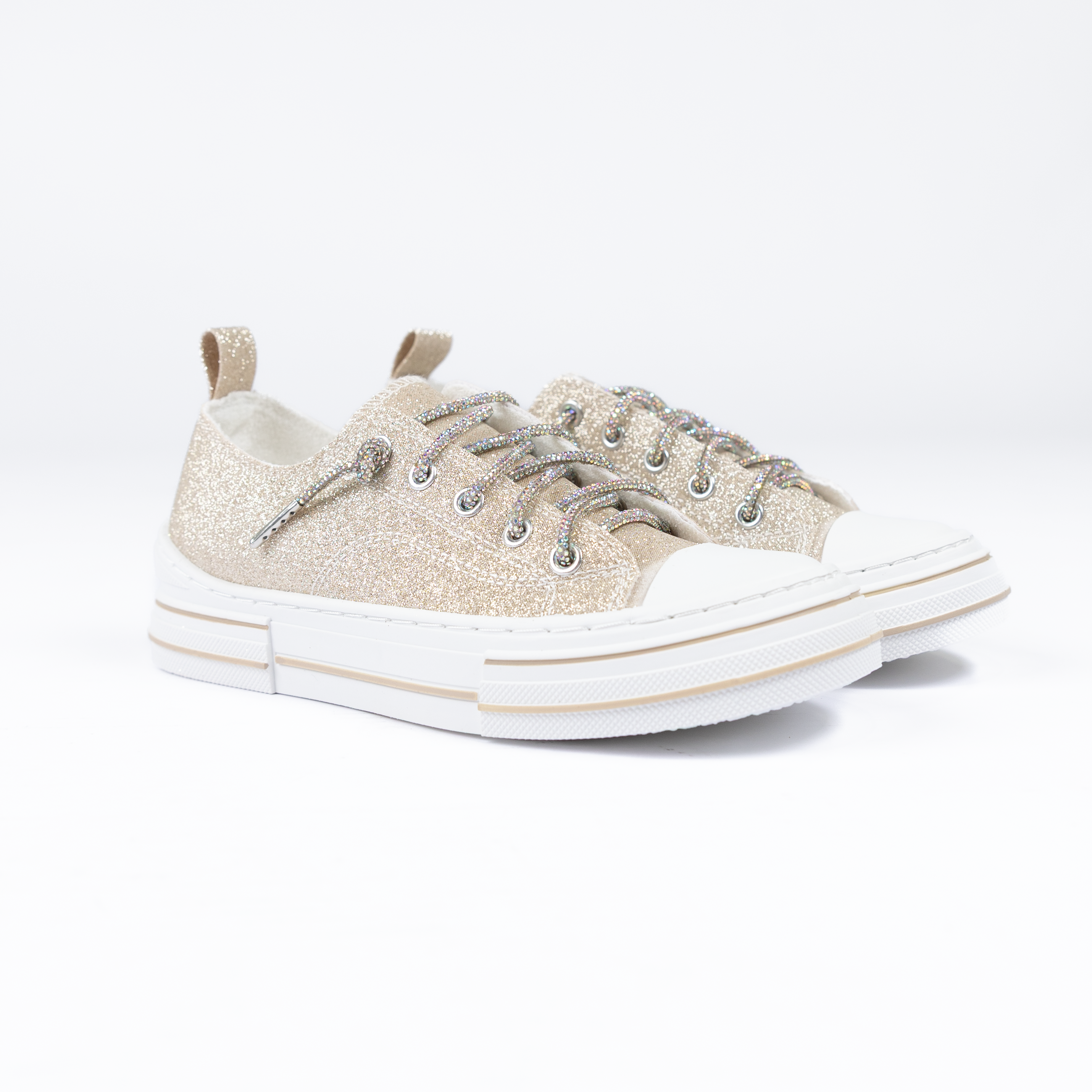 Women's Very G Gold Aman Glitter 2 Casual Sneakers