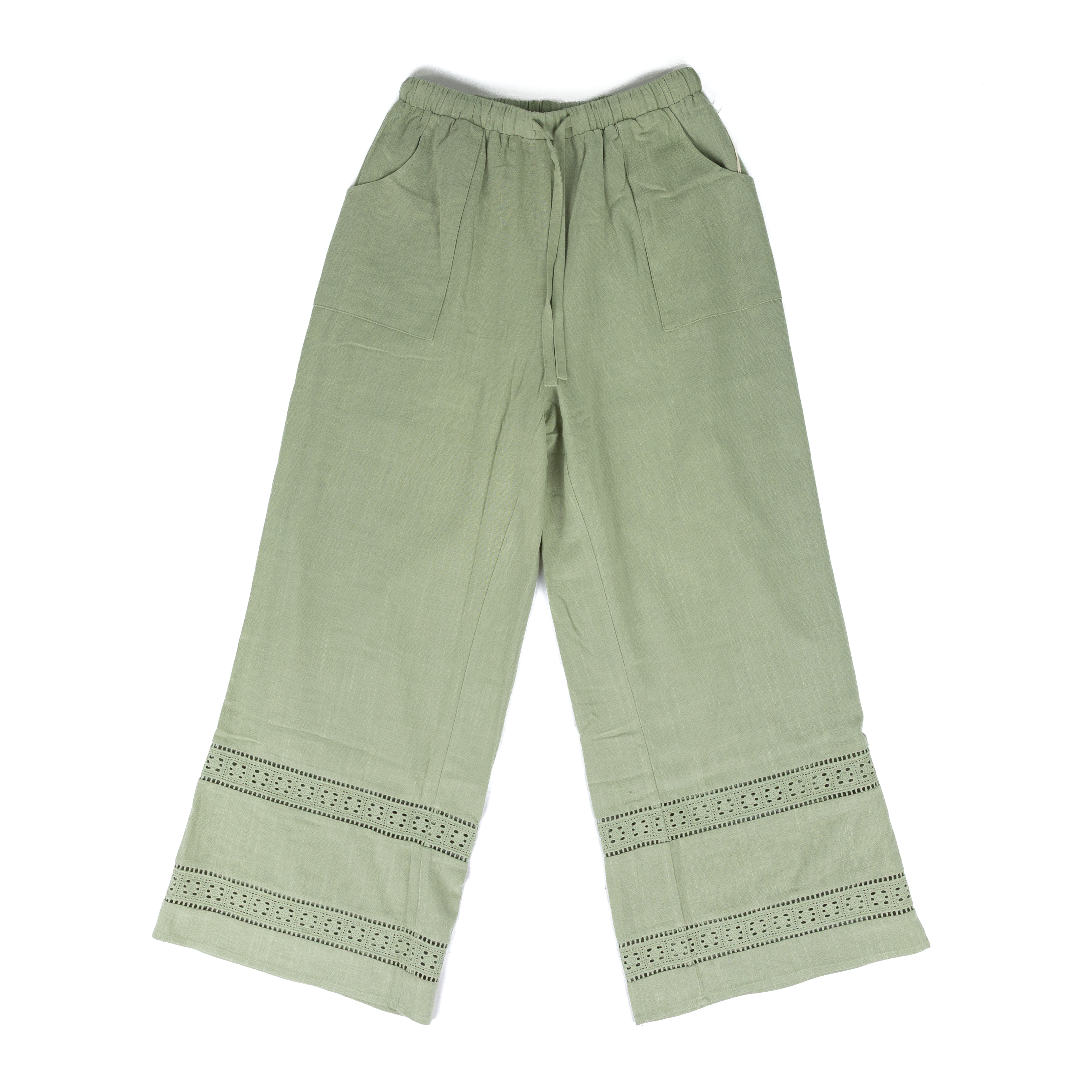 Women's Another Love Smoke Green Wide Leg Pants APT6000SKG