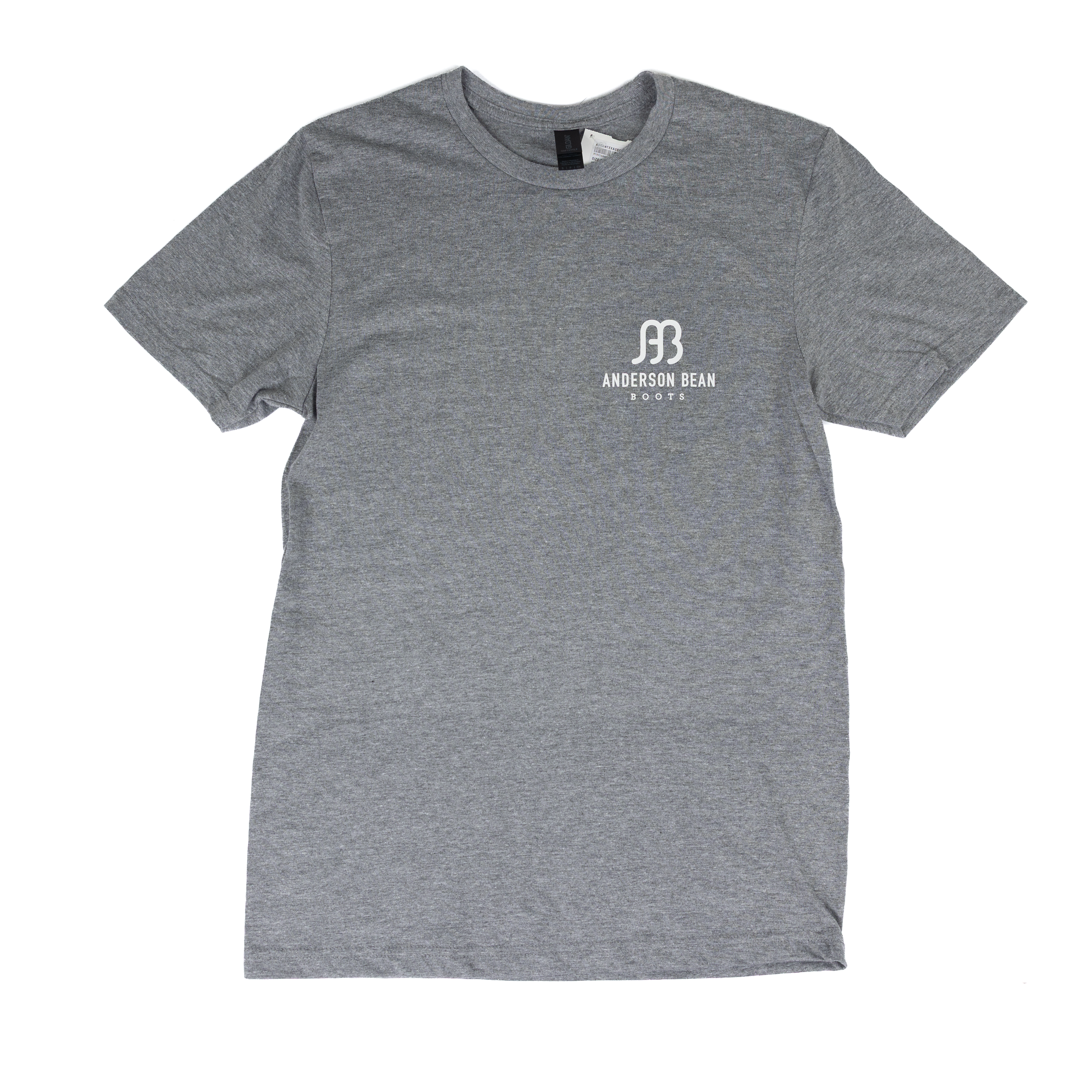 Men's Anderson Bean Short Sleeve Gray Texas Flag Printed T-shirt