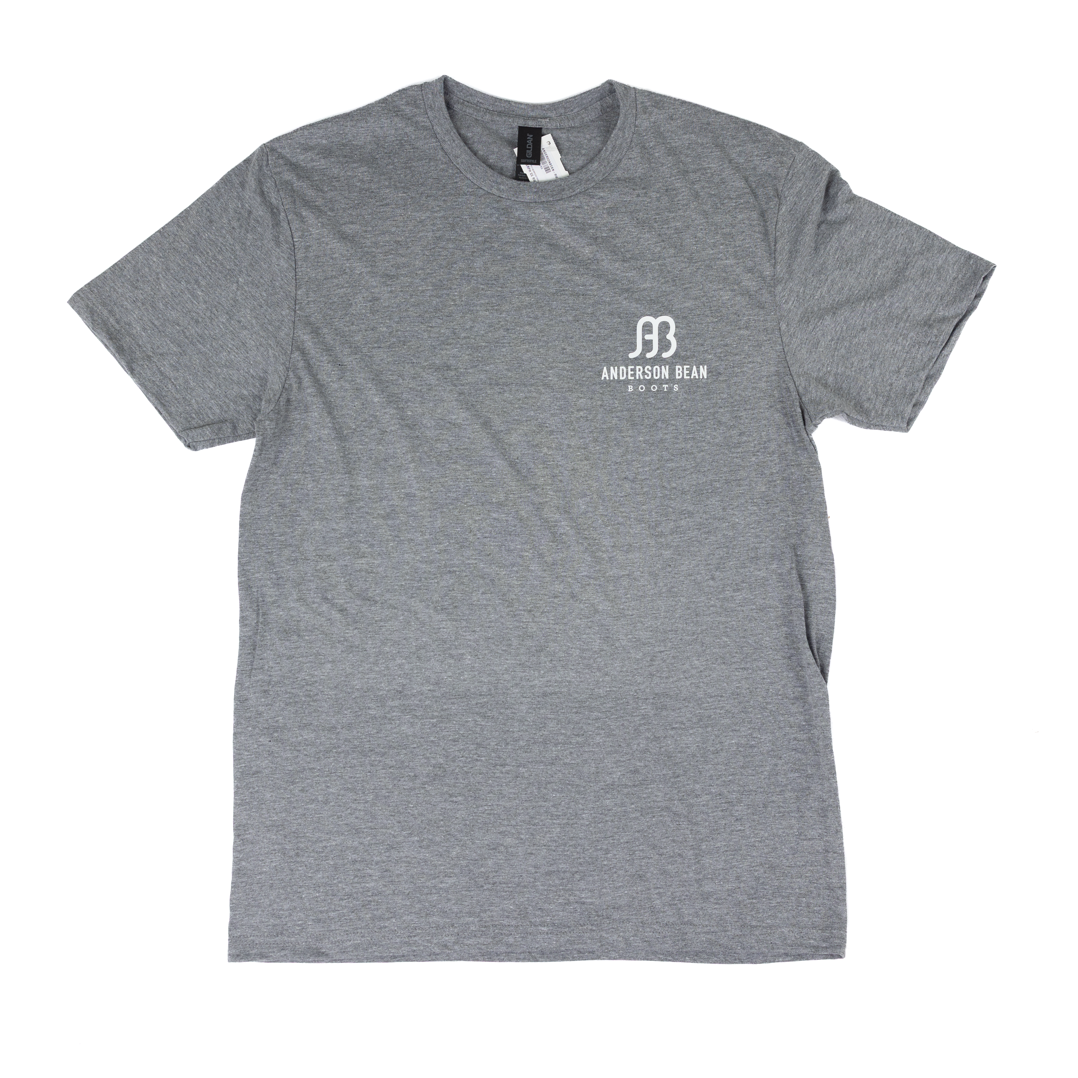 Men's Anderson Bean Short Sleeve Gray Red/White/Blue T-shirt