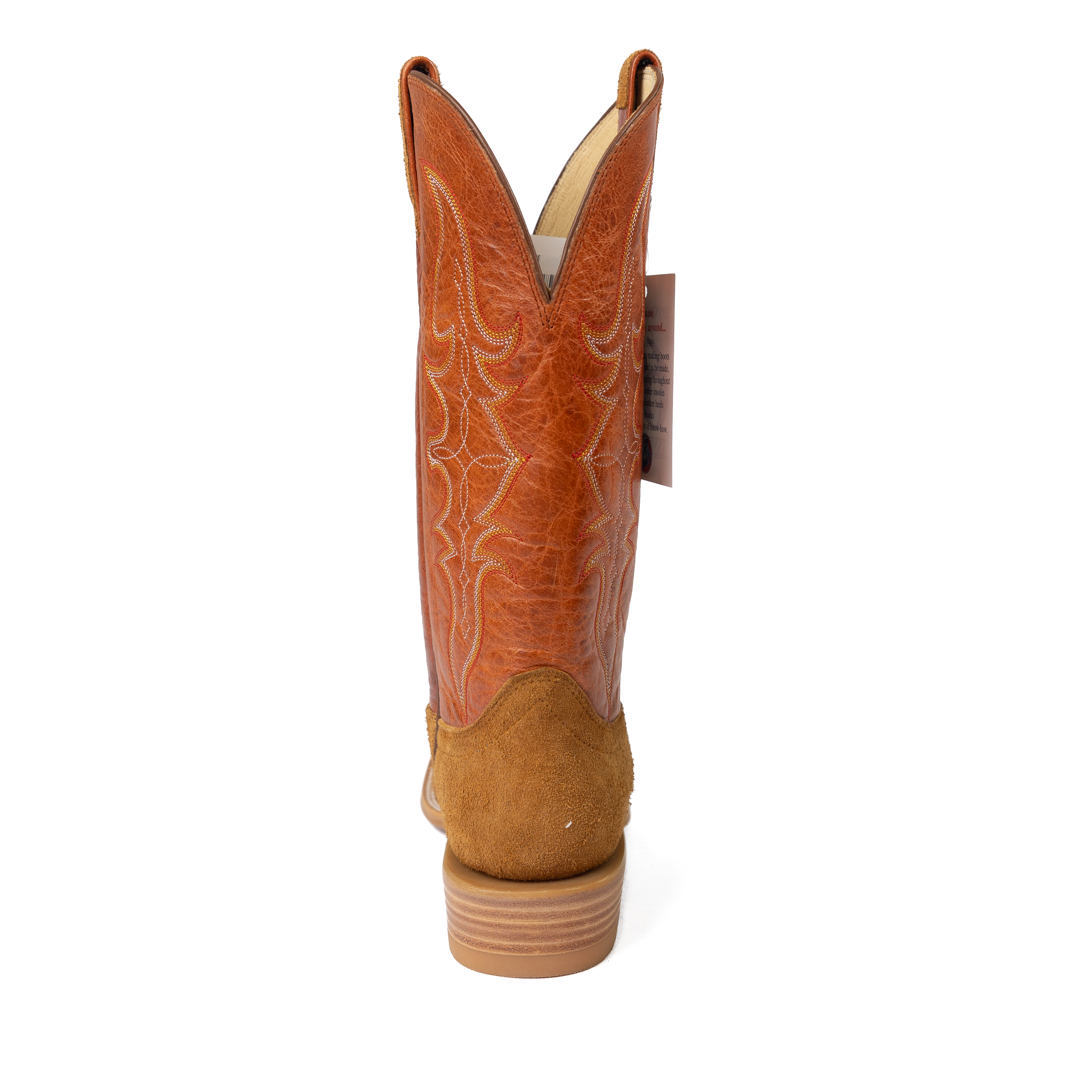 Men's Hondo Roughout Square Toe Western Boots 2645