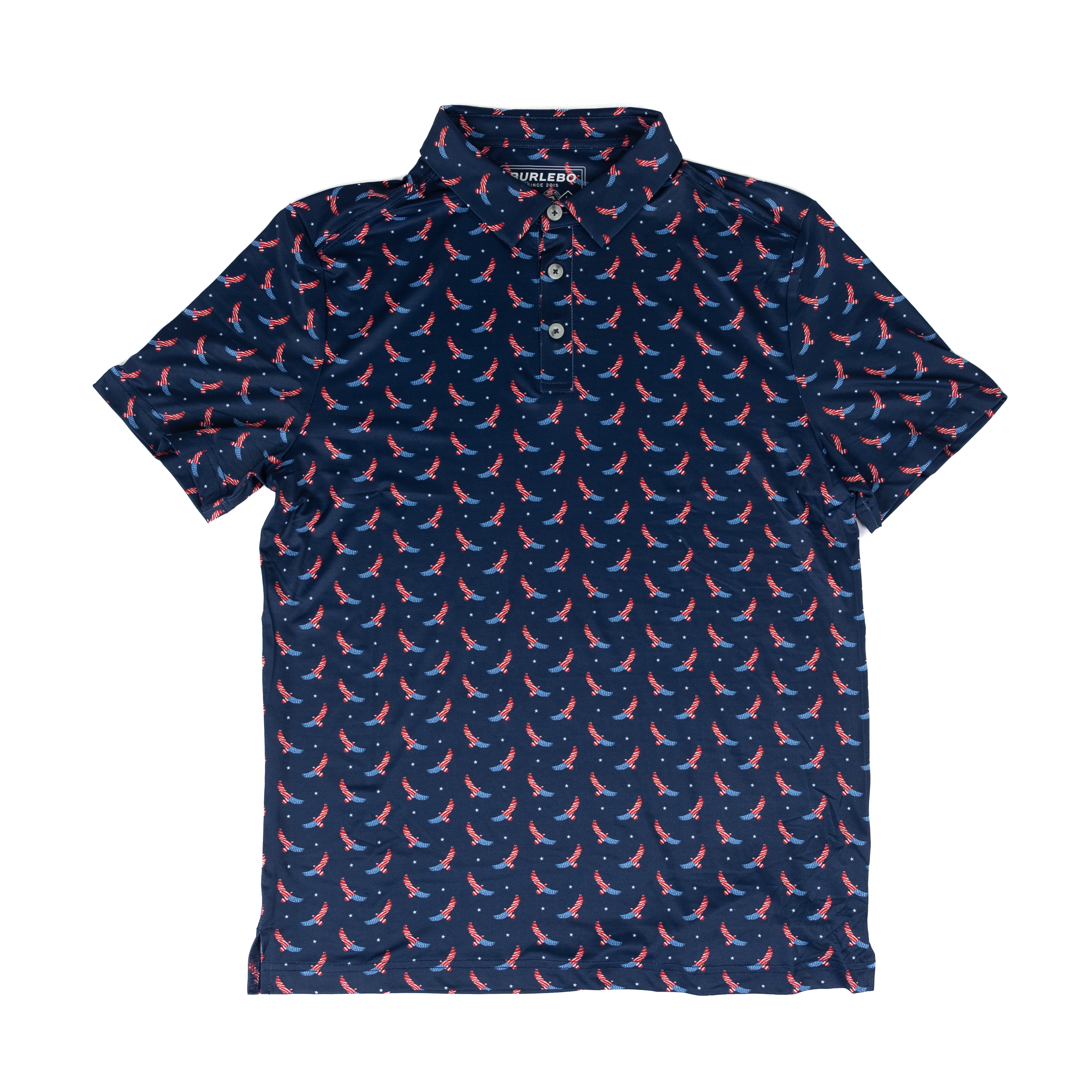 Men's Burlebo USA Eagle Performance Polo PP-UEAG