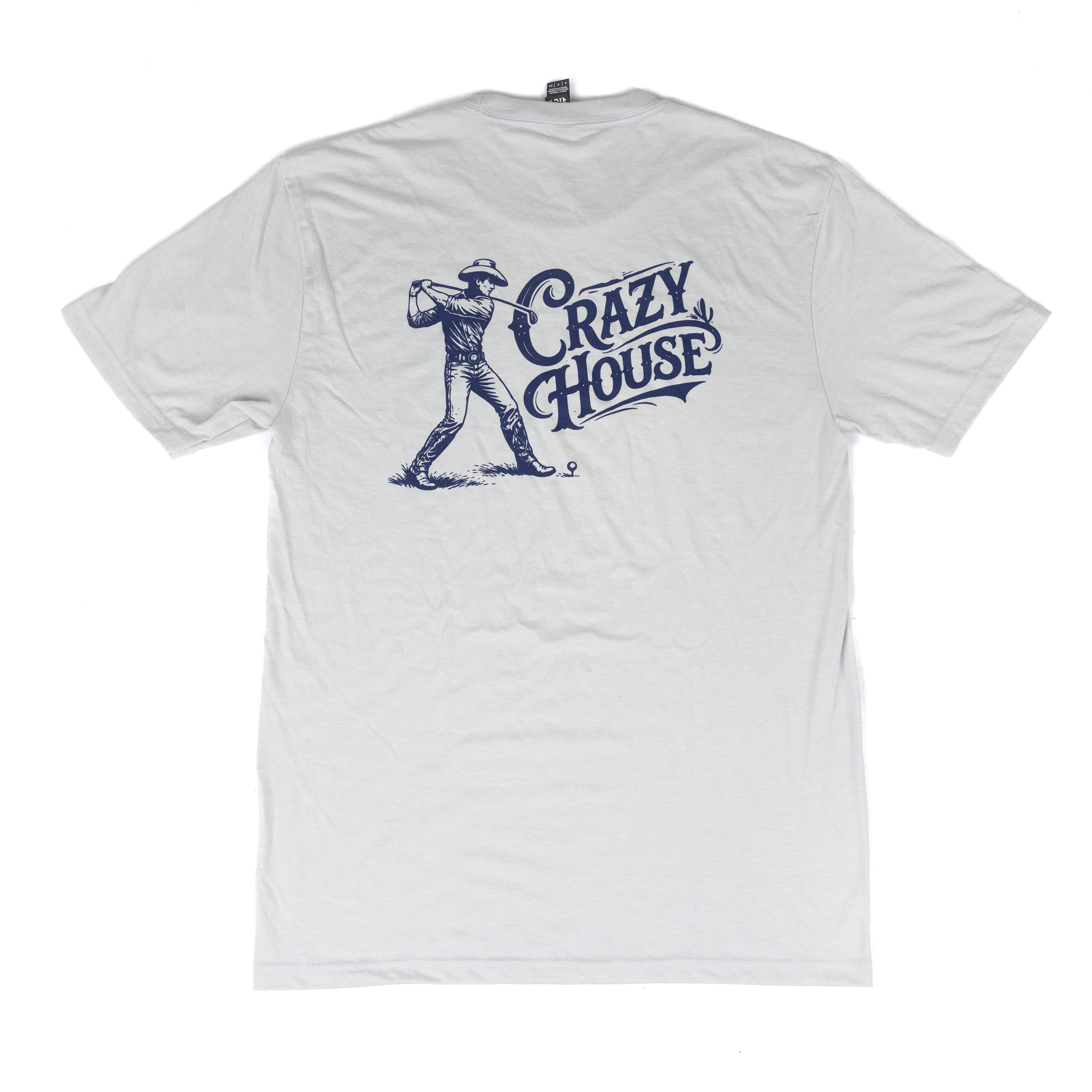 Crazy House Short Sleeve Cowboy Golf T-shirt