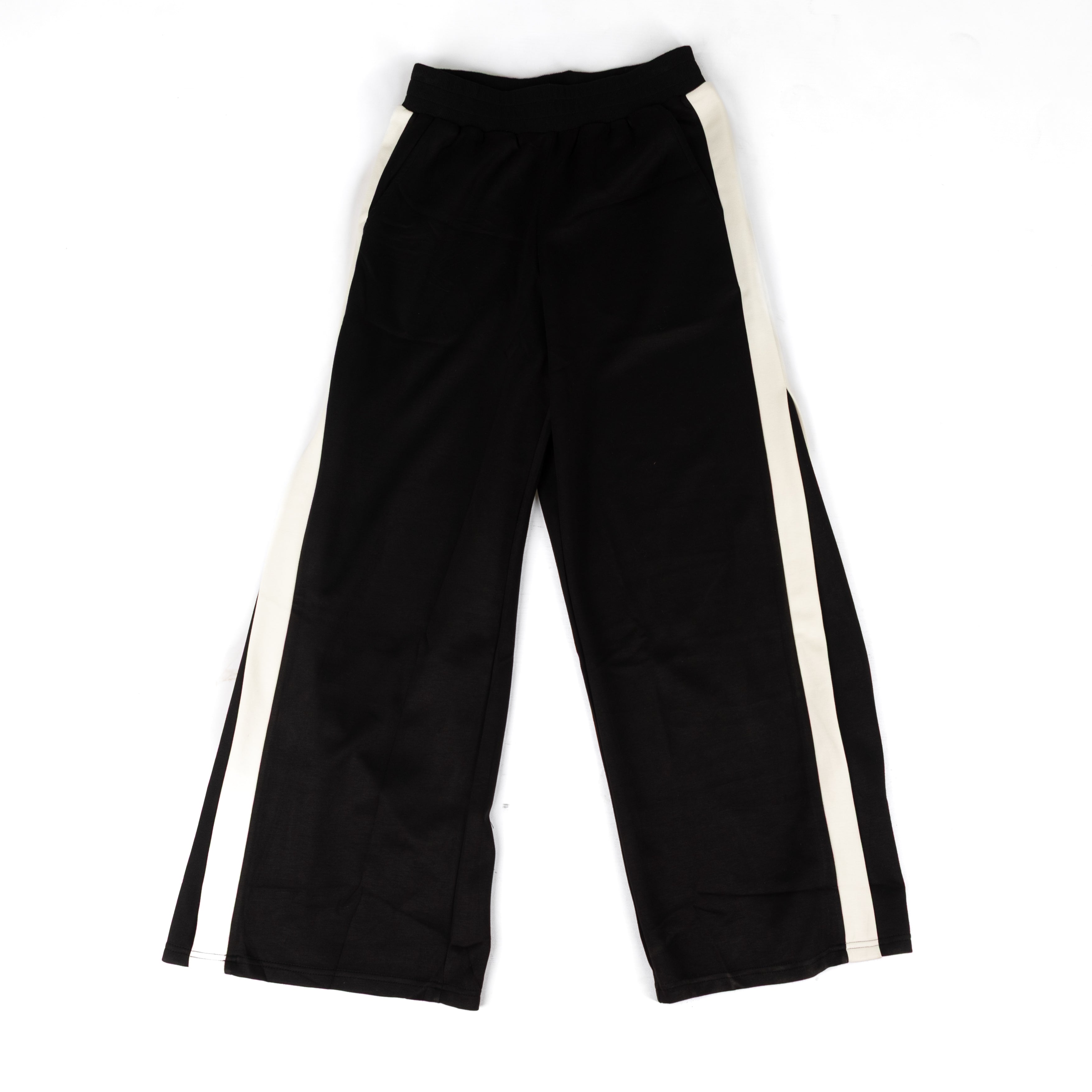 Umgee Women's Wide Leg Lounge Pants with Contrast Trim