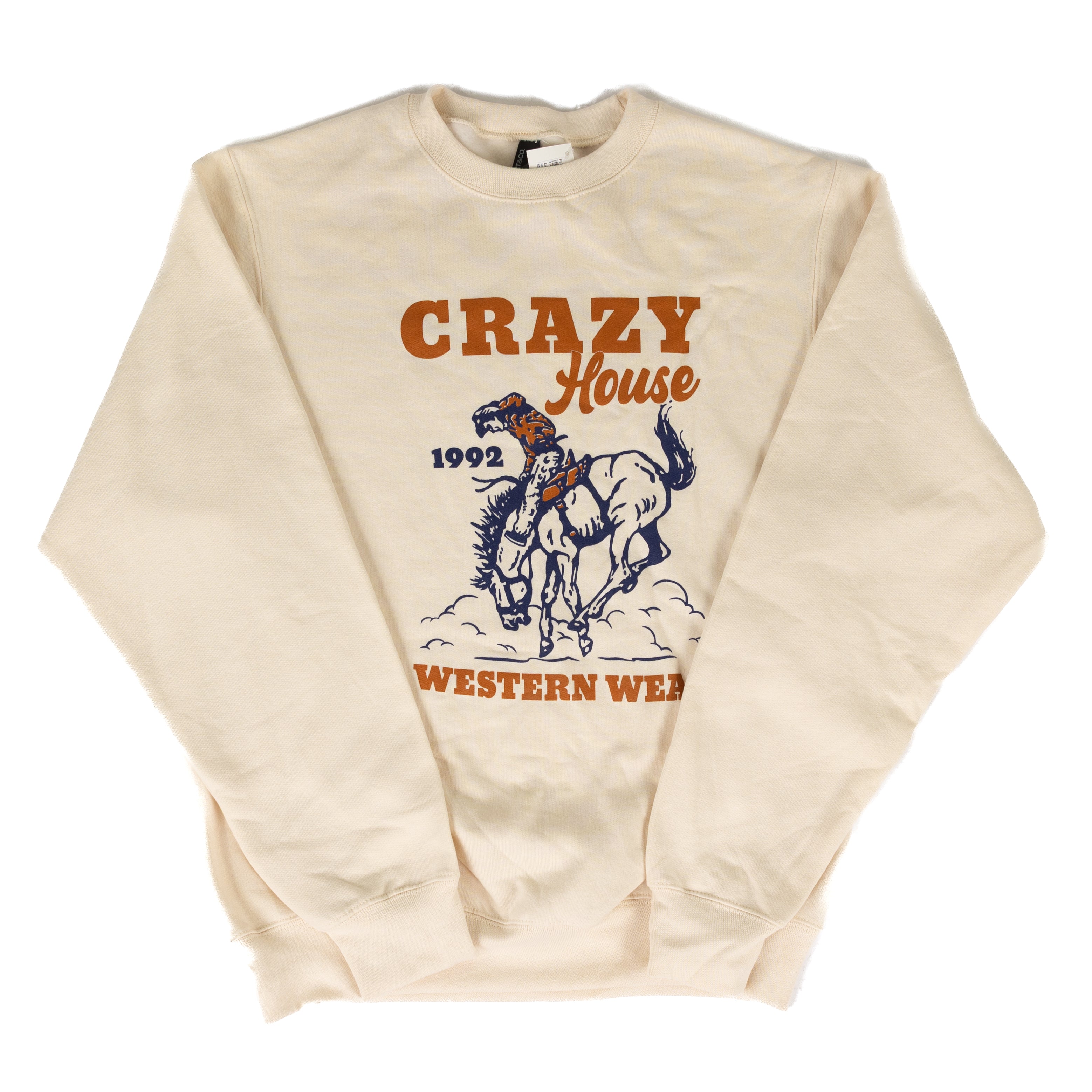 Crazy House Long Sleeve Round Neck Sweatshirt