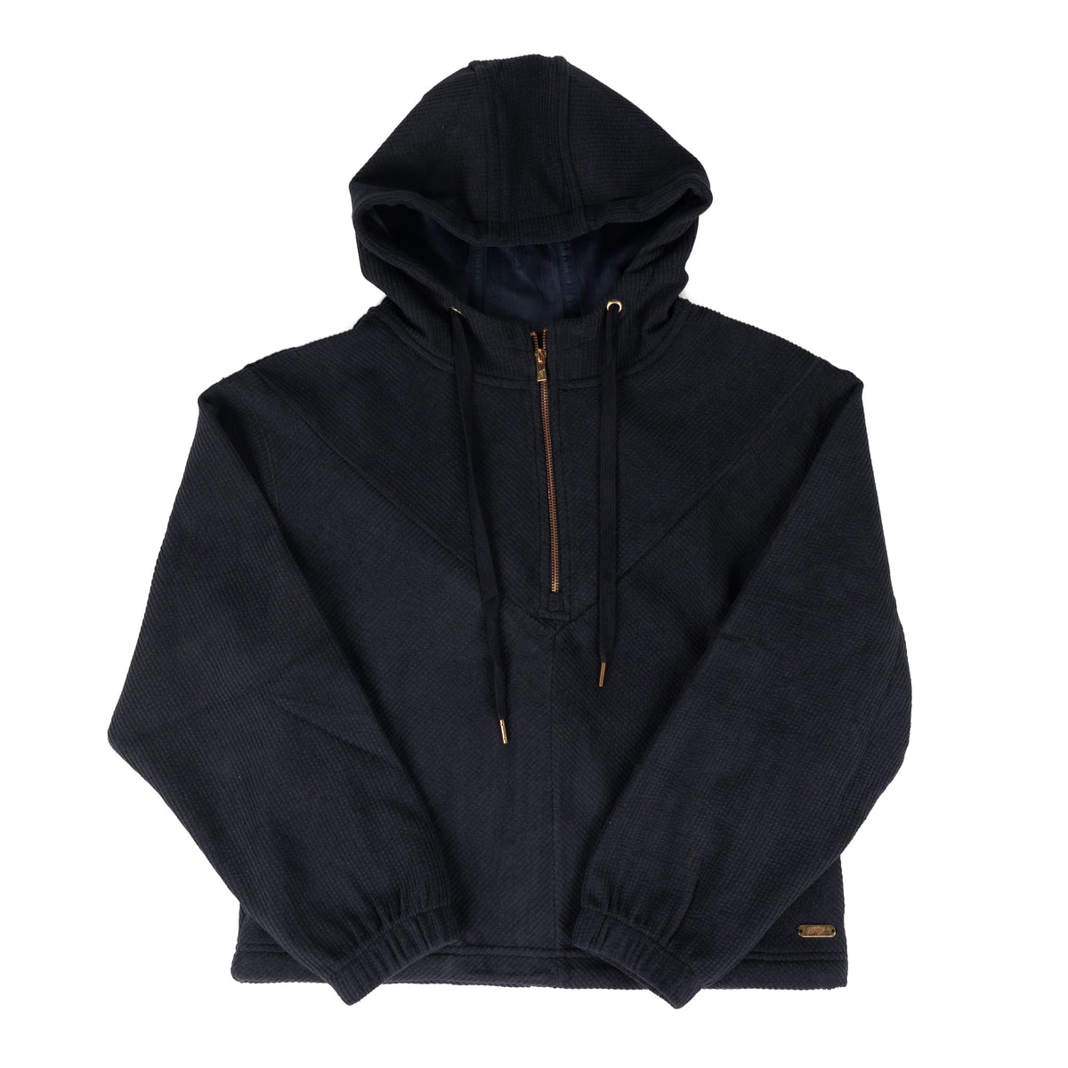 Hooey Women's Navy Cowgirl Corduroy 1/2 Zip Hoodie HH2626NV