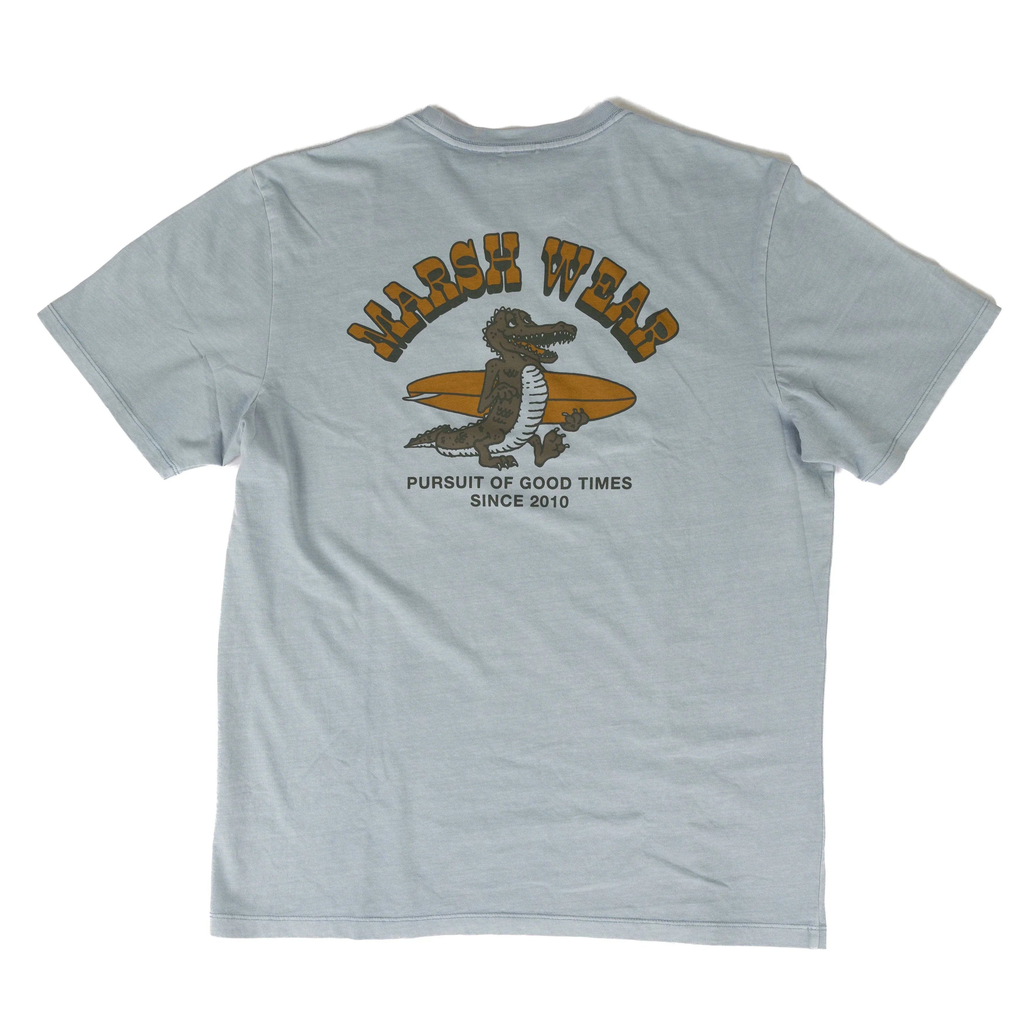 Marsh Wear Men's Dusty Blue Local Line Up Short Sleeve Tee MWT5037-DUB