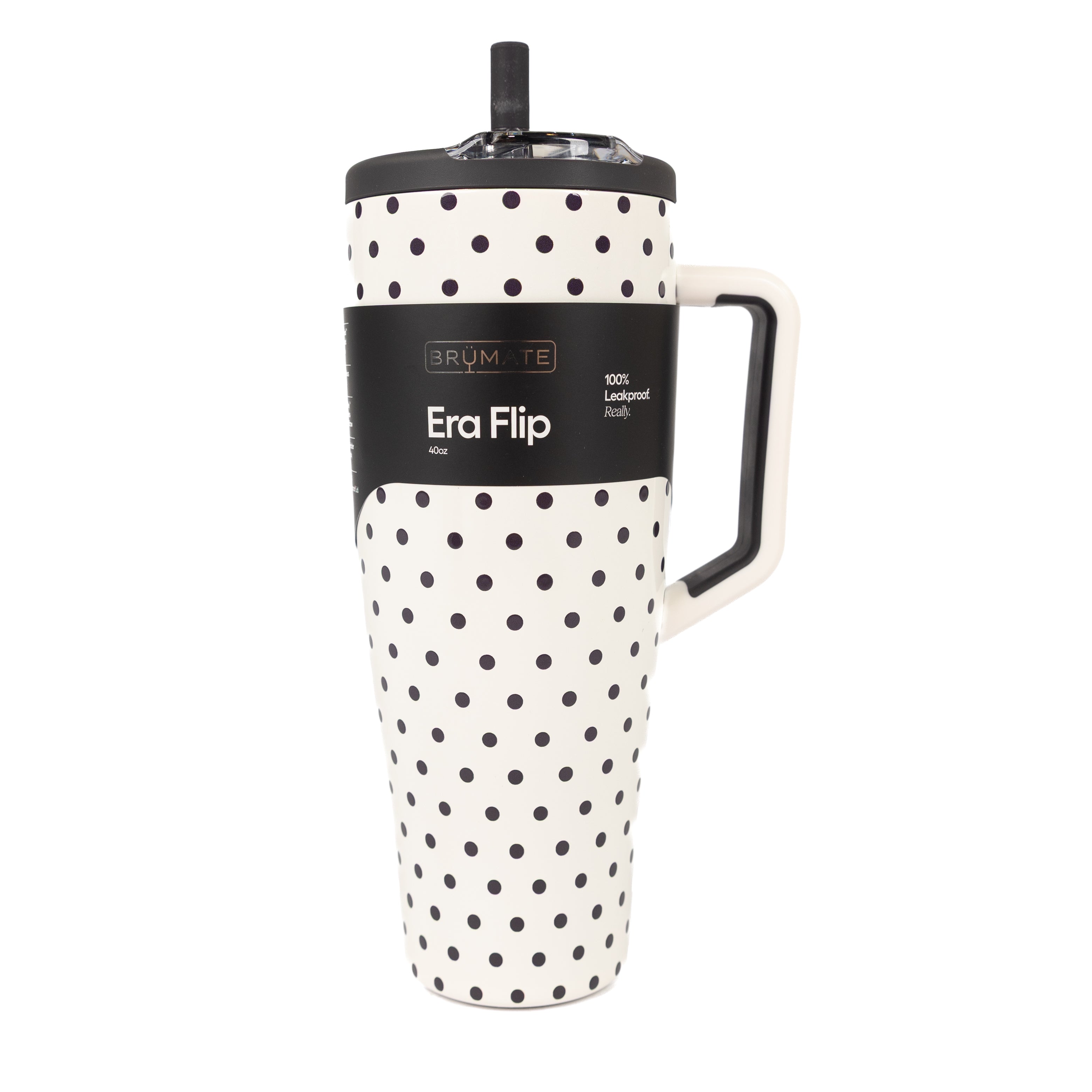 Brumate 40oz Era Flip Polka Pearl Leak Proof Tumbler DWEF40PKP