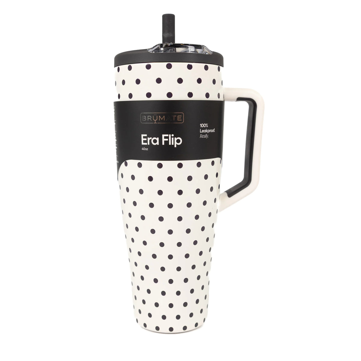 Brumate 40oz Era Flip Polka Pearl Leak Proof Tumbler DWEF40PKP