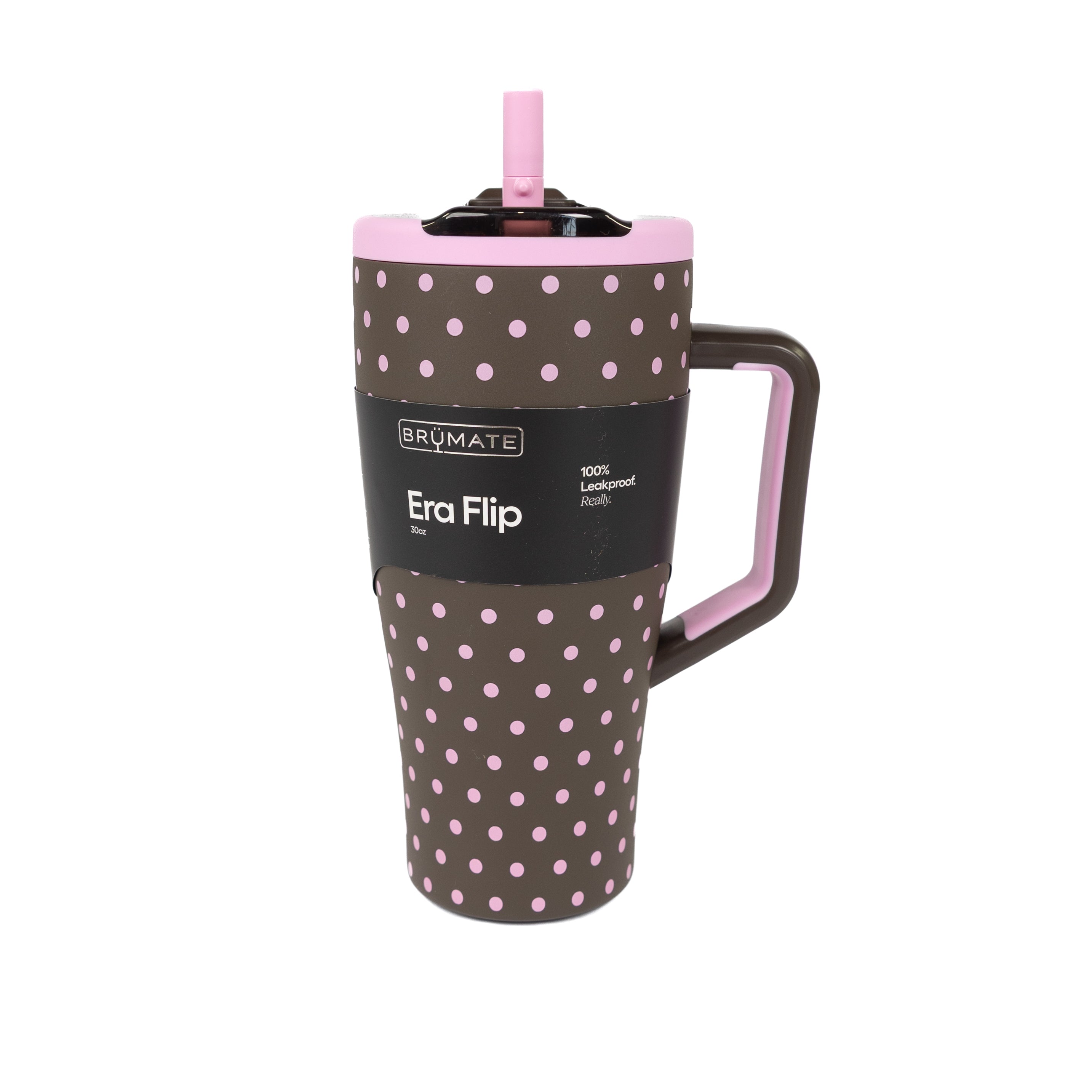 Brumate 30oz Mocha Dot Era Flip Leak Proof Tumbler DWEF30MCD