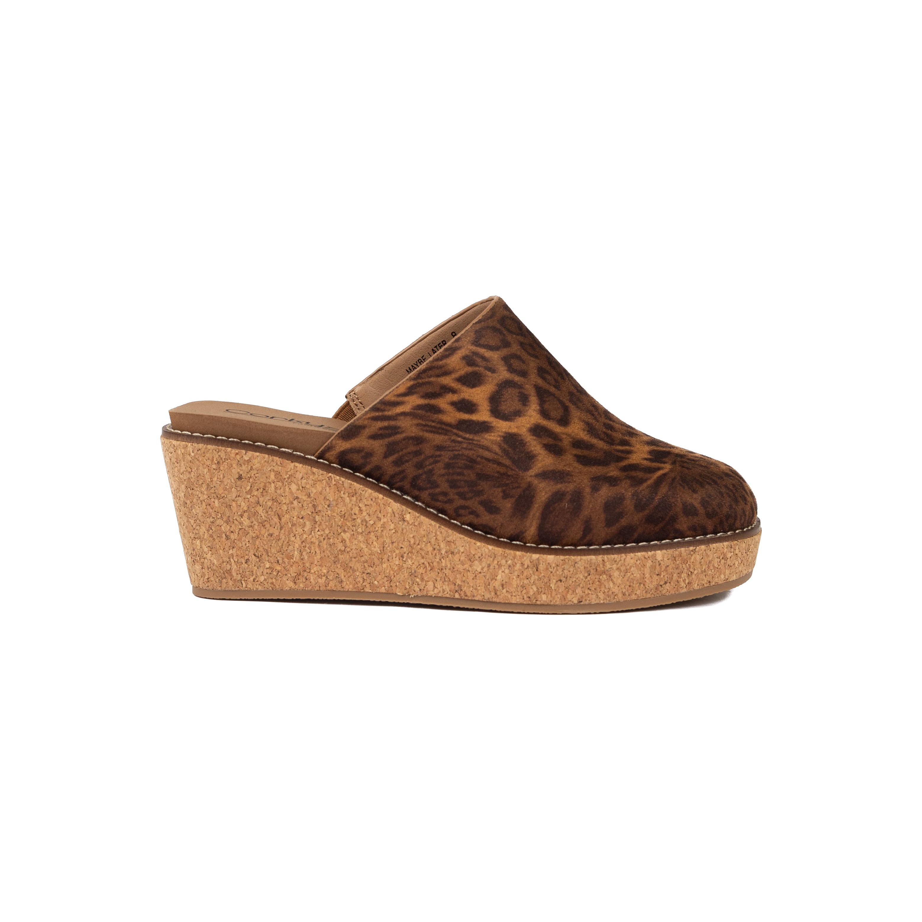 Corky's Women's Leopard Maybe Later Wedge Sandals