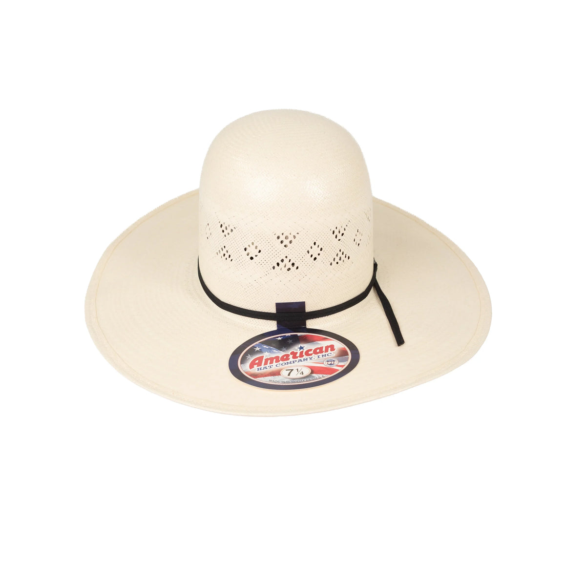 American Hat Company 8500S 4.25" Straw Hat - Long Oval