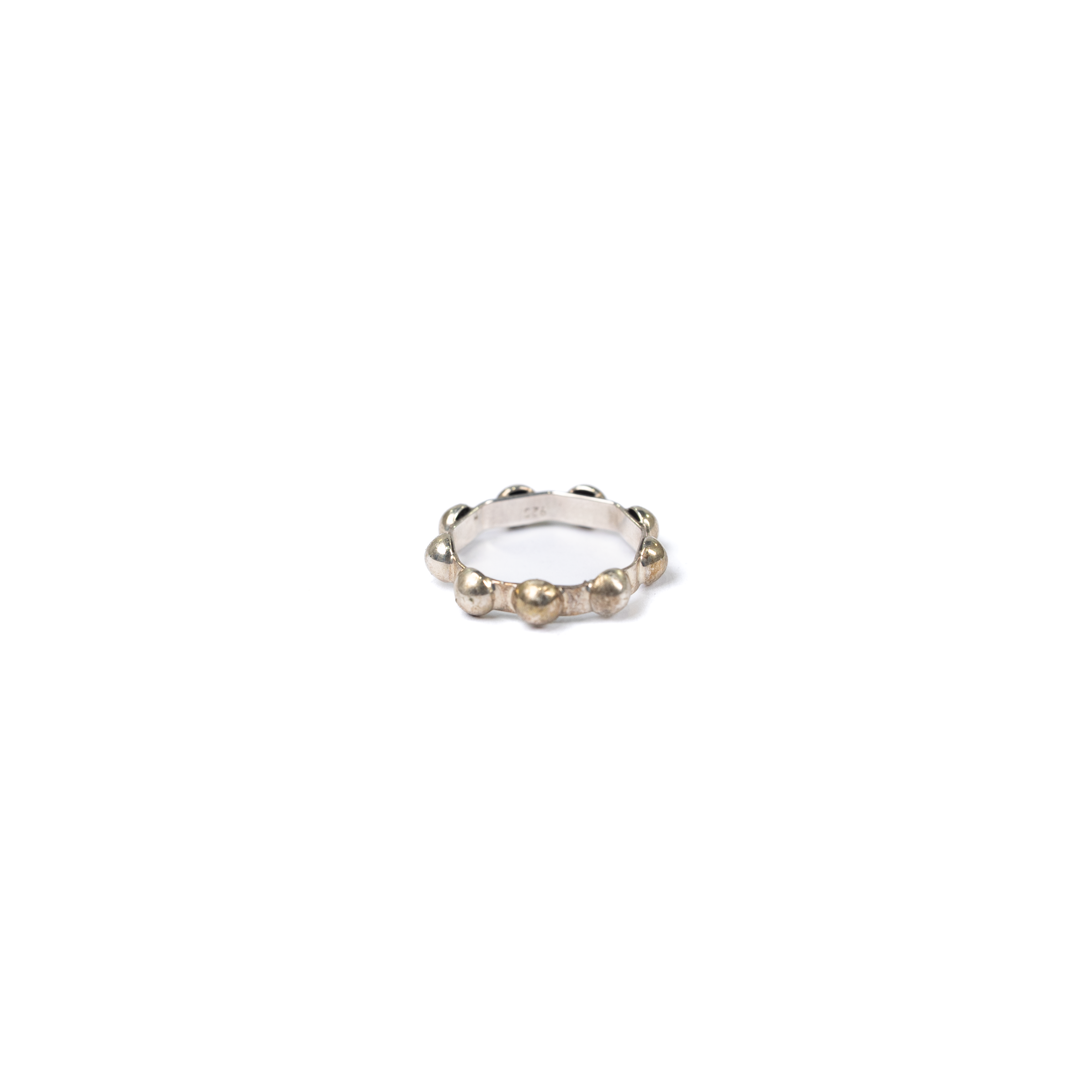 Women's Rhoda Silver Handmade Ball Ring