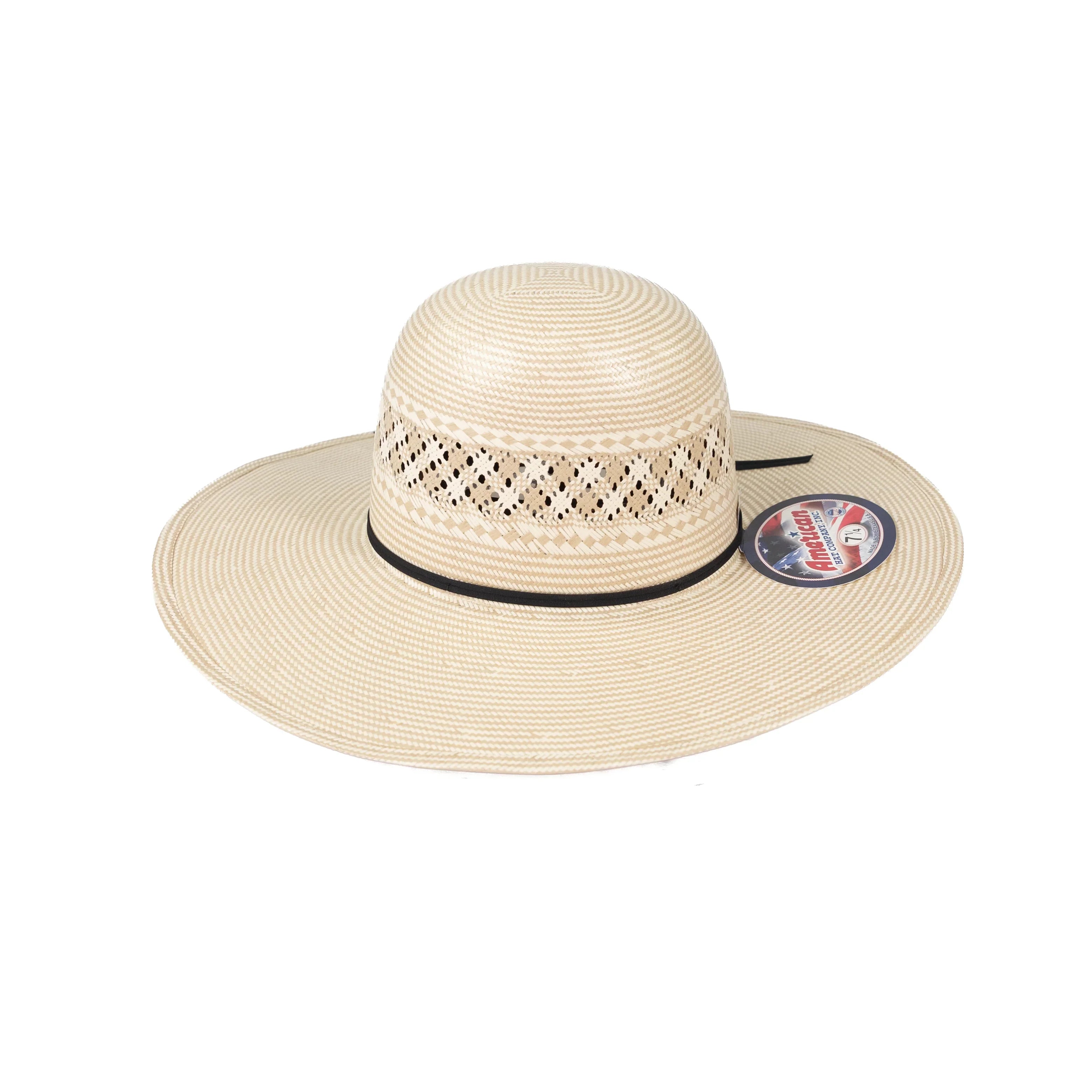 American Hat Company 1011 4.5" Straw Hat - Long Oval