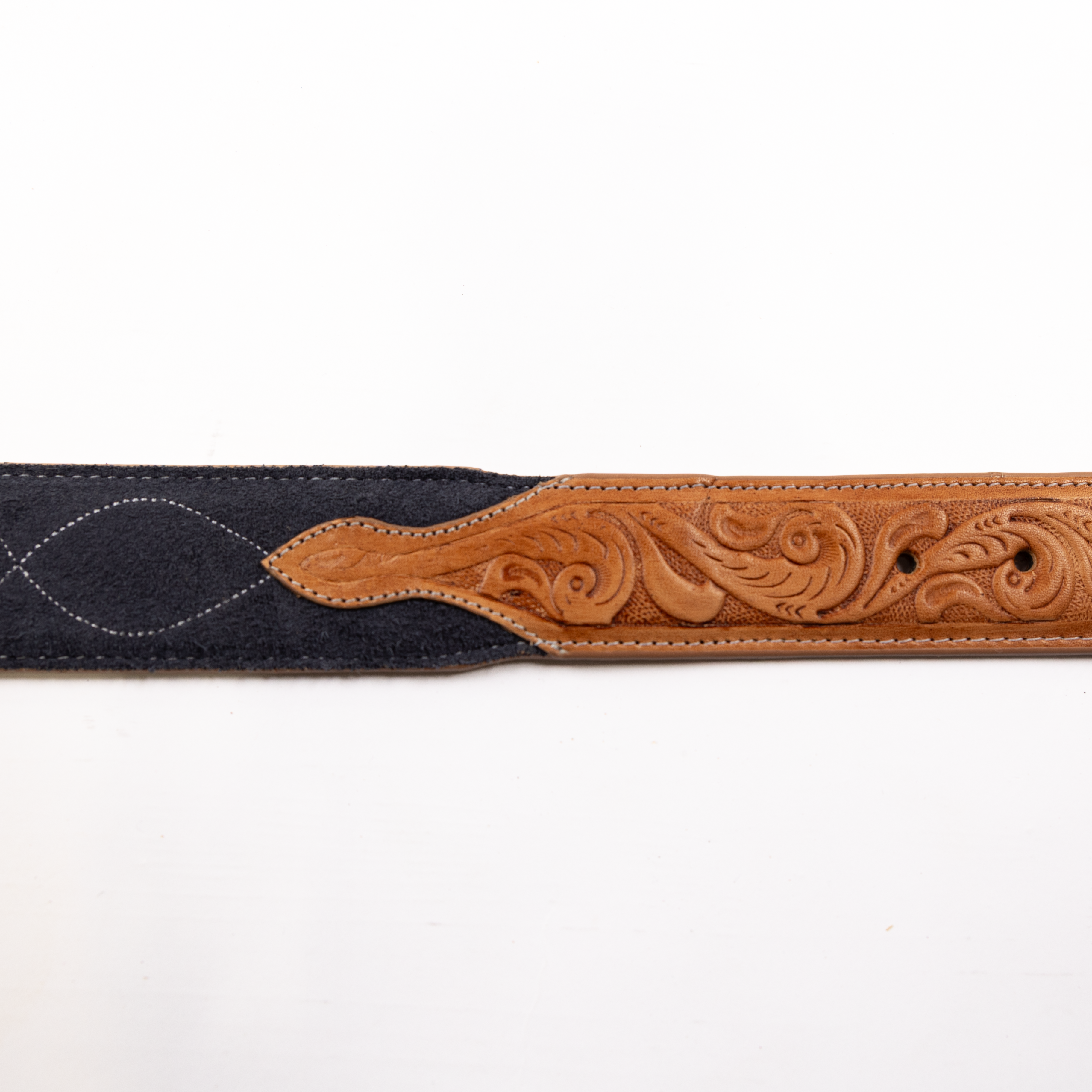 Men's R. Watson Navy Roughout Belt