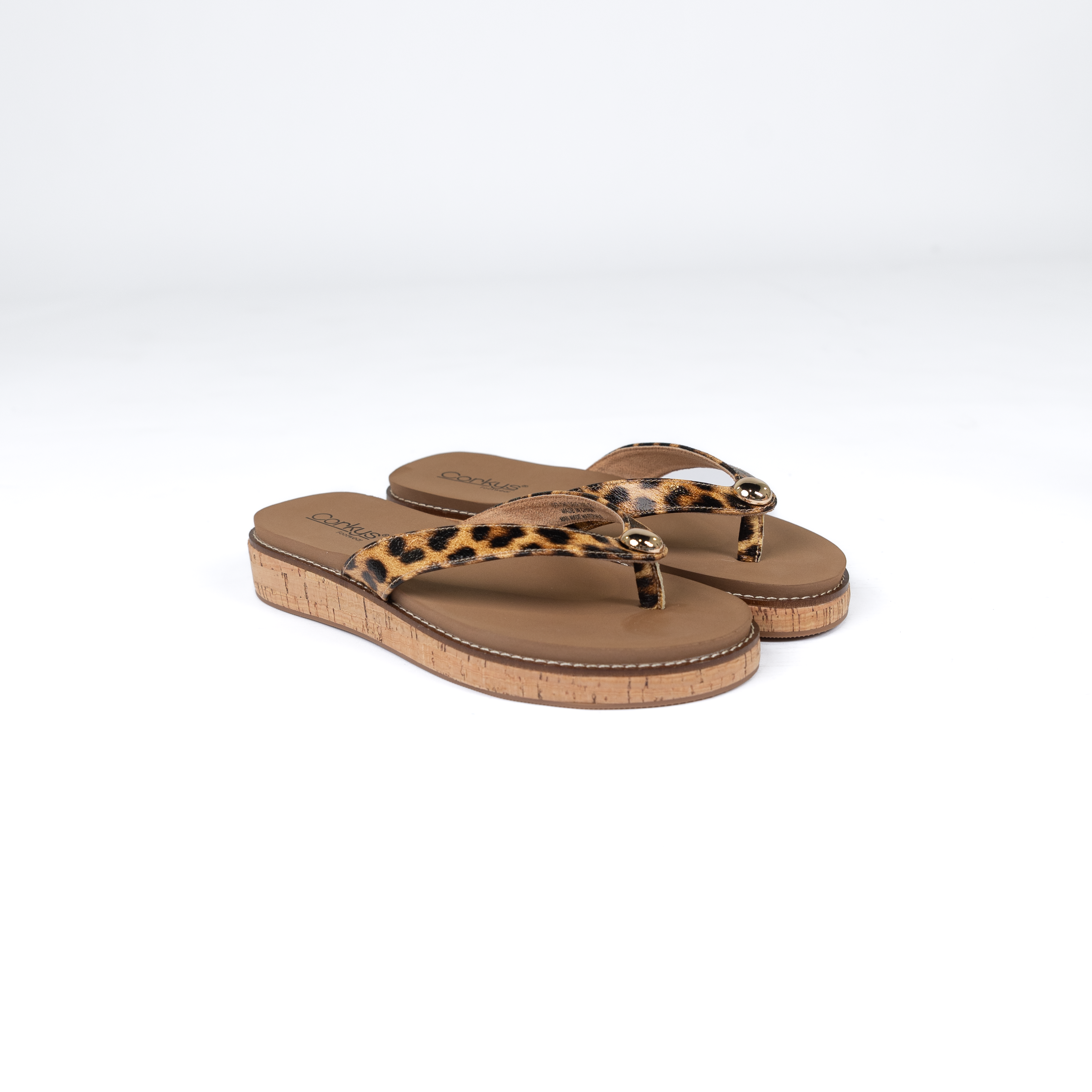 Women's Corkys Leopard Off The Deep End Flip Flops 41-0737-LEOP