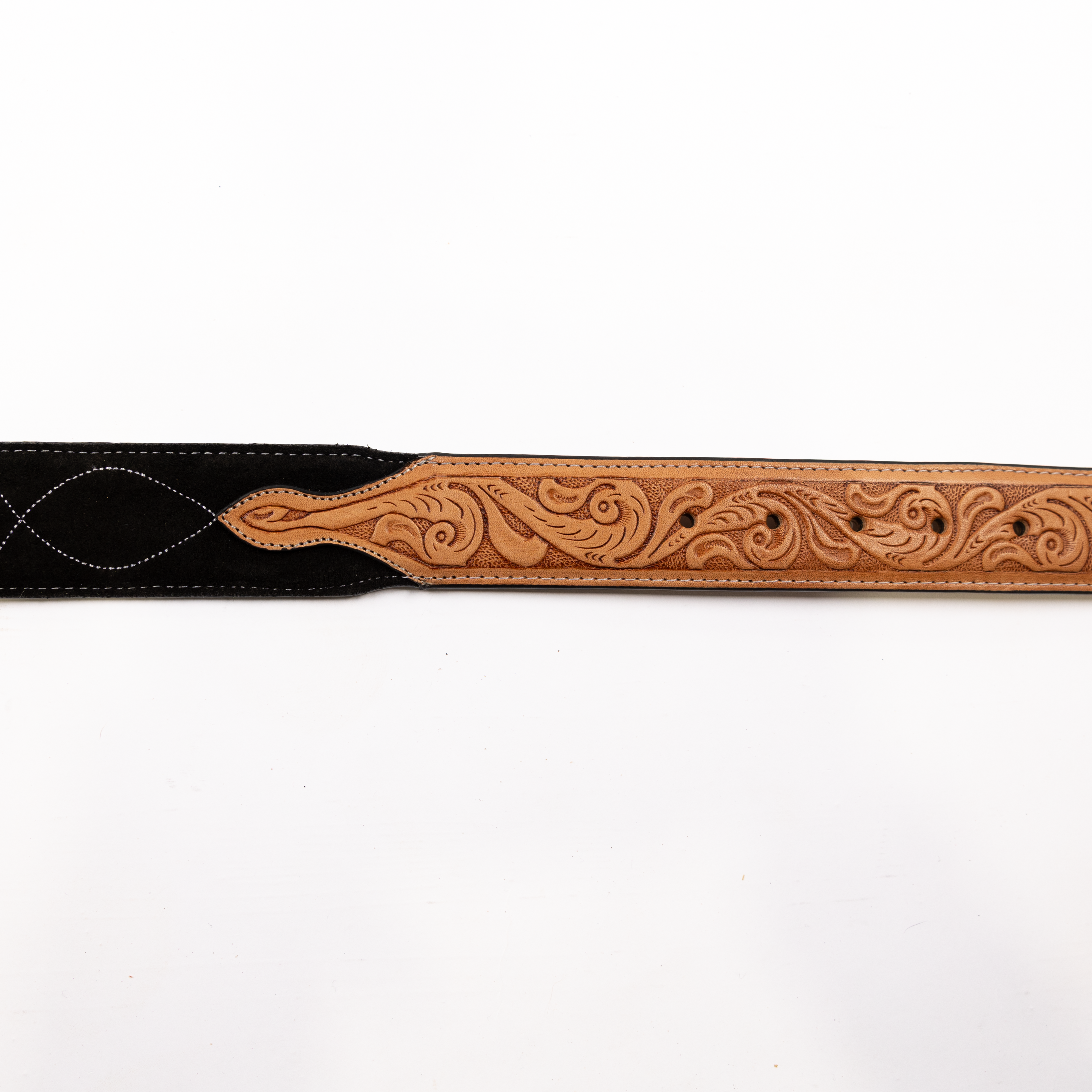 Men's R. Watson Black Roughout Belt