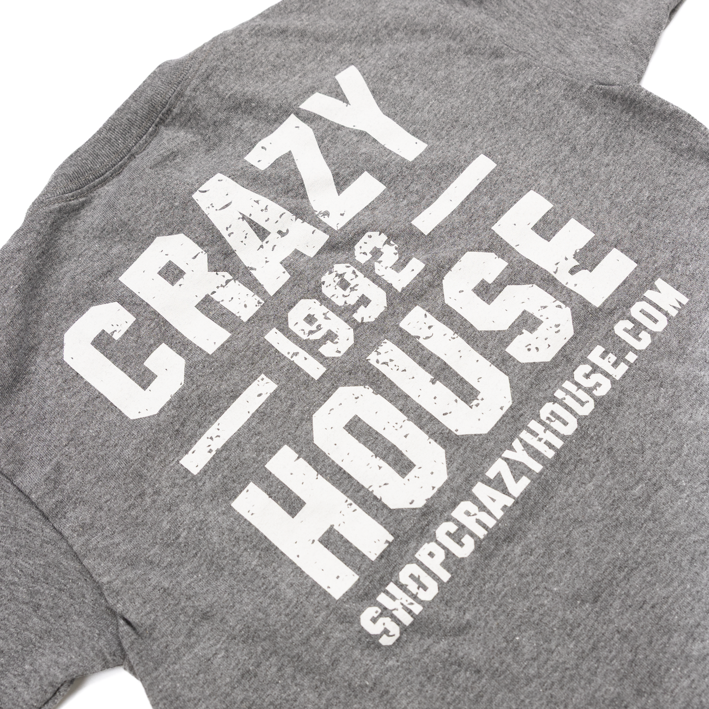 Youth Crazy House Gray Stacked T-shirt