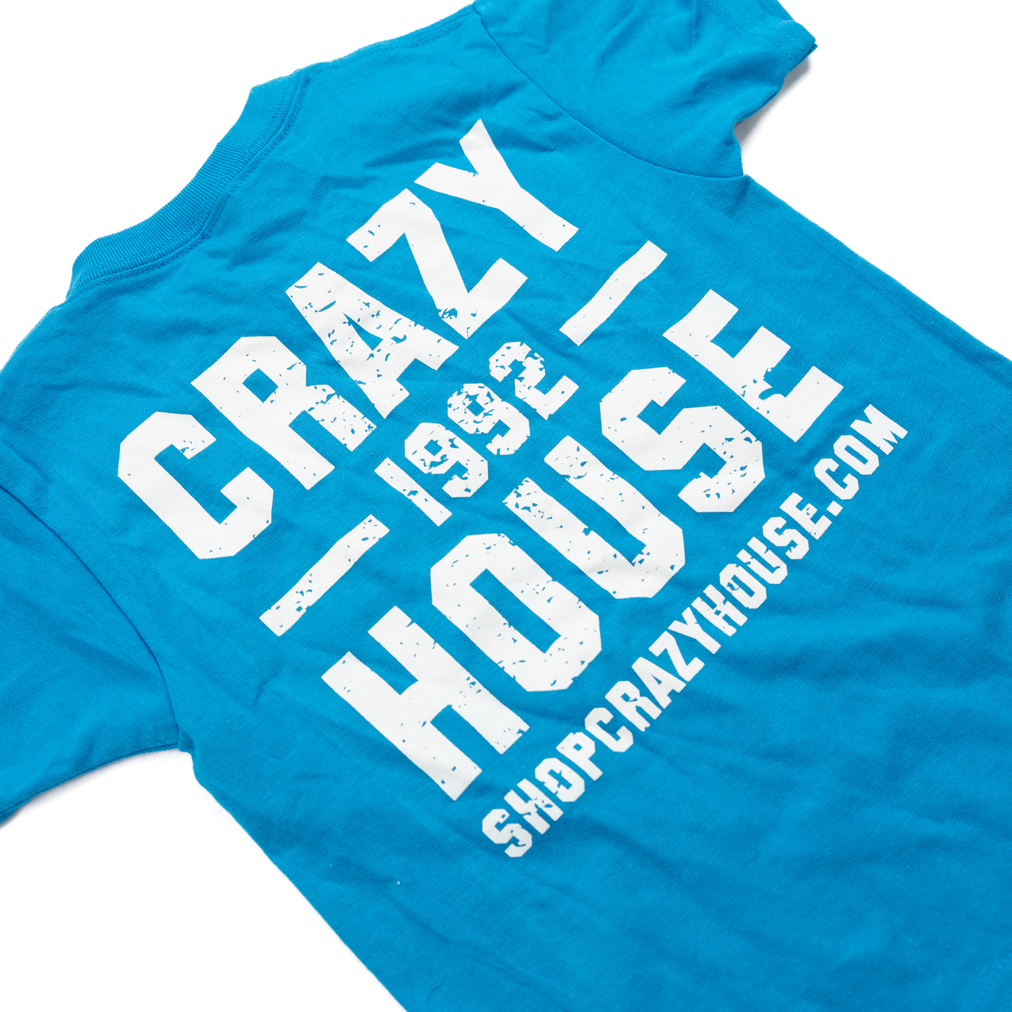 Youth Crazy House Blue Stacked T-shirt