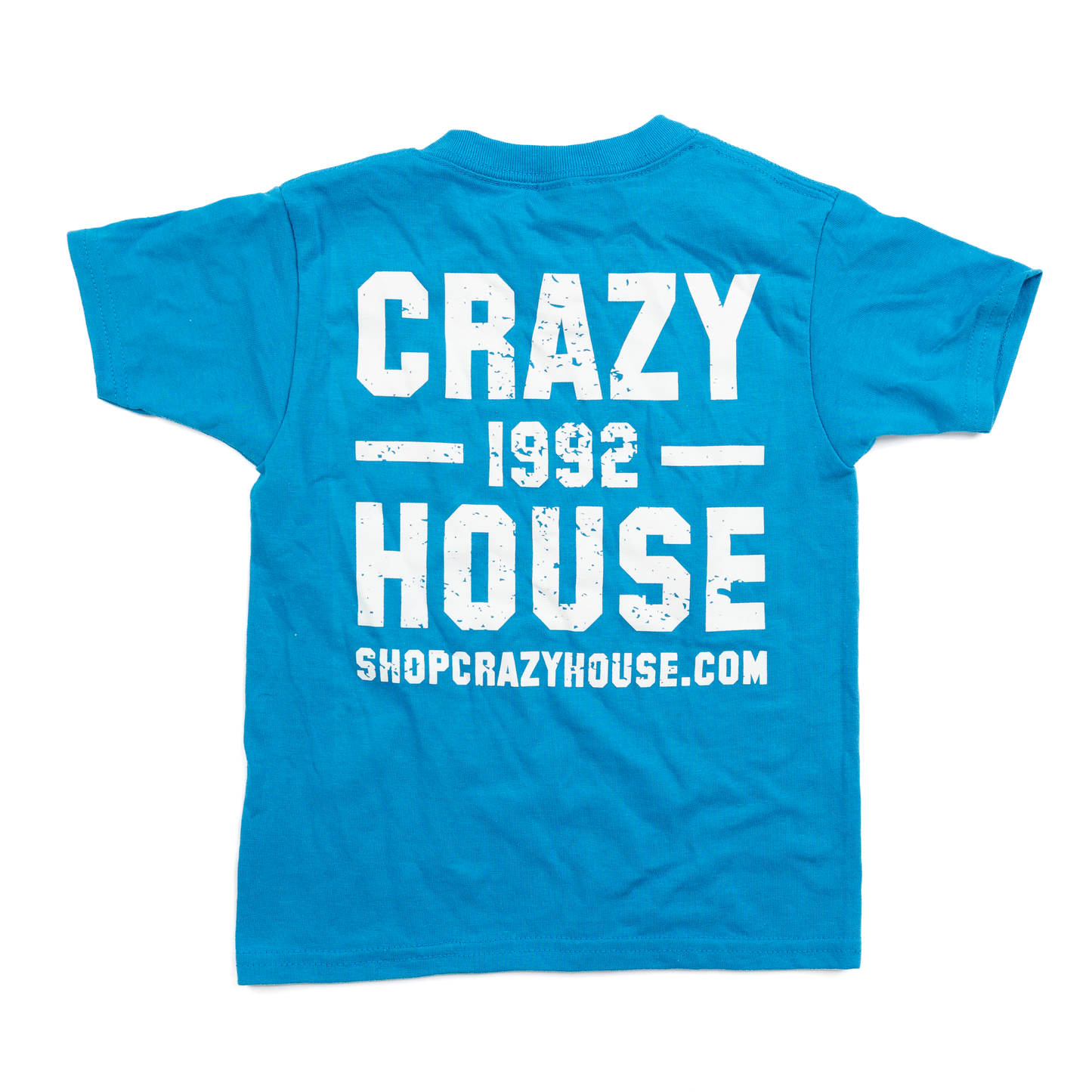 Youth Crazy House Blue Stacked T-shirt