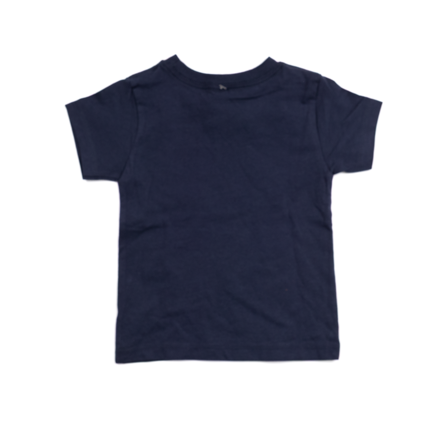 Girl's Navy Western Boho Square Short Sleeve T-shirt